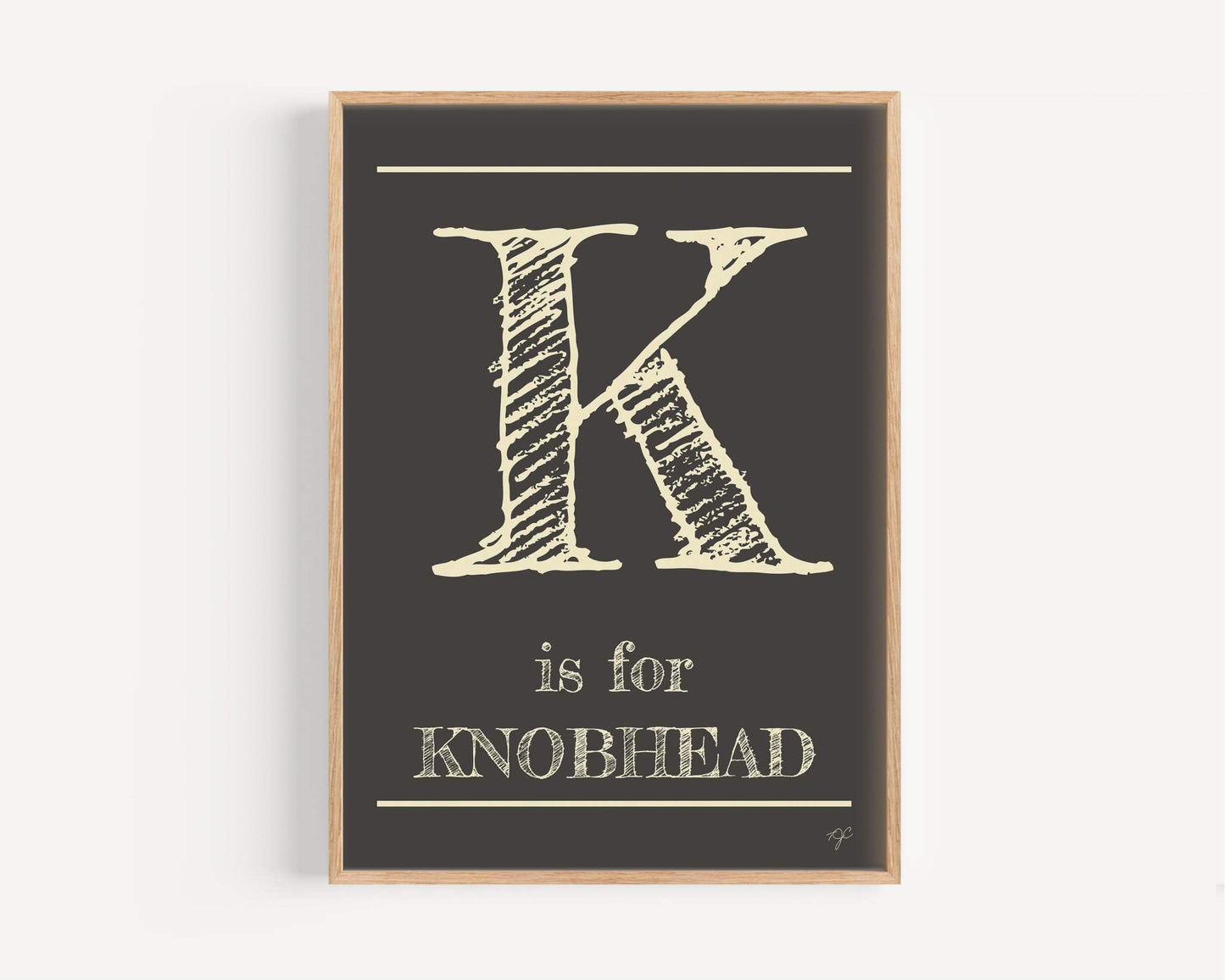 K is for... Alphabet Wall Art Print