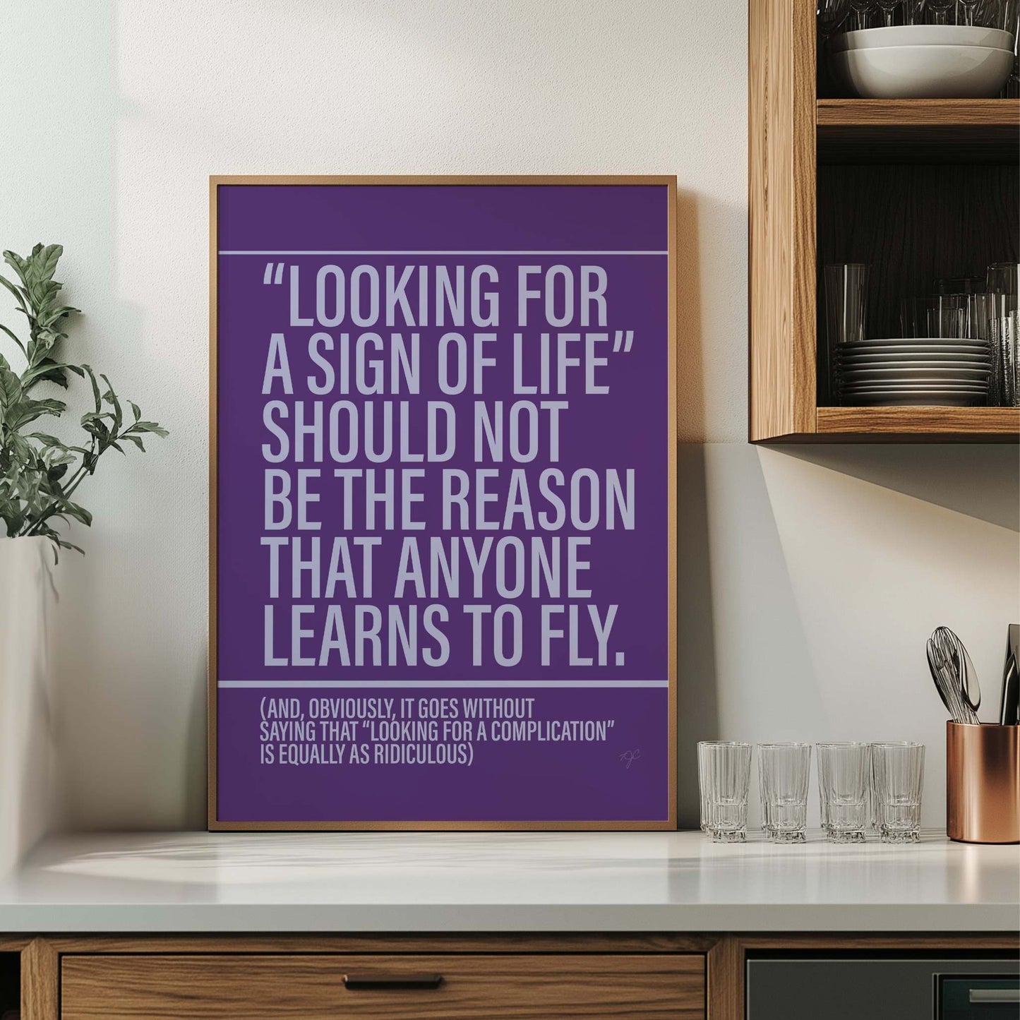 Learn to Fly - Framed Print