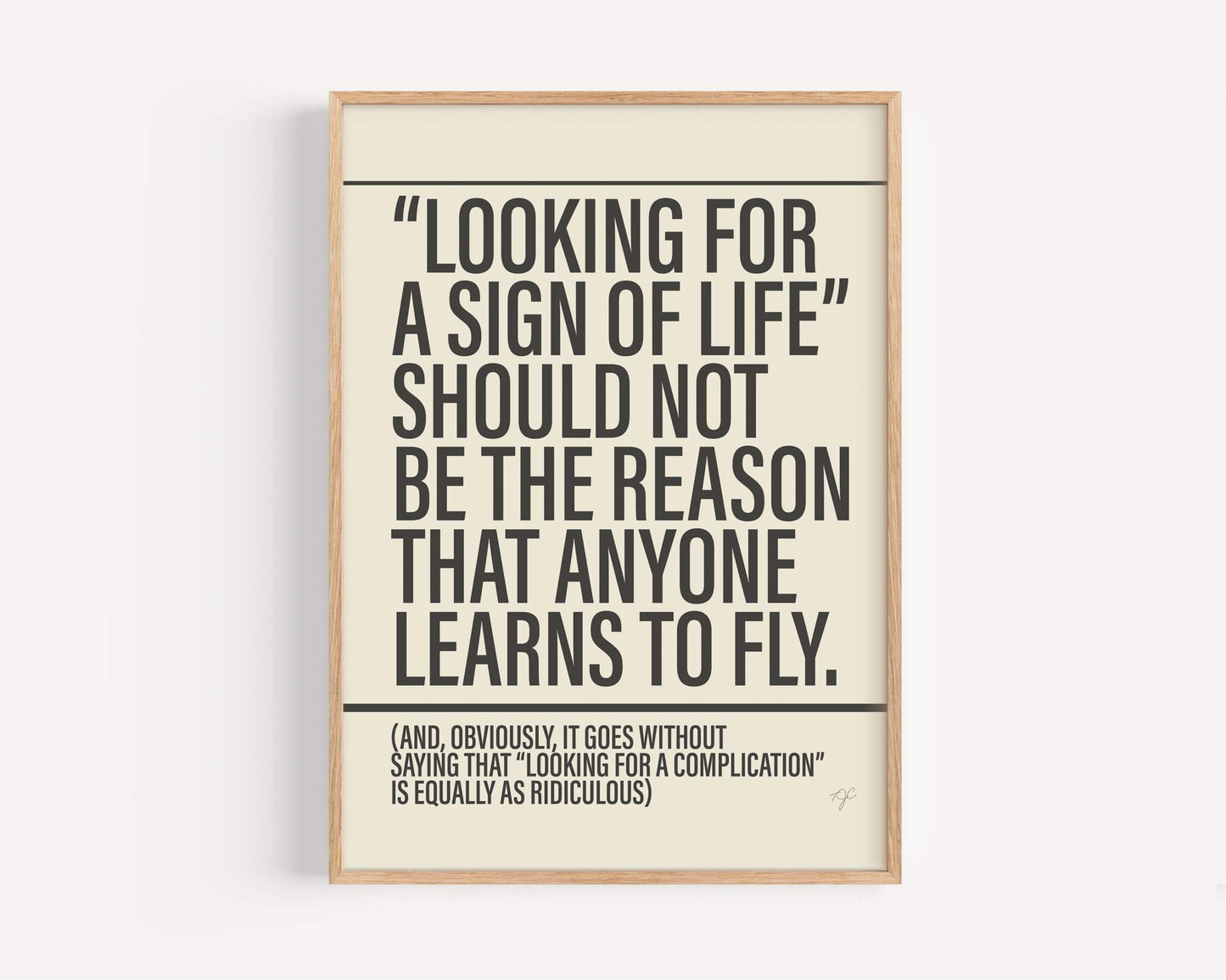 Learn to Fly - Framed Print