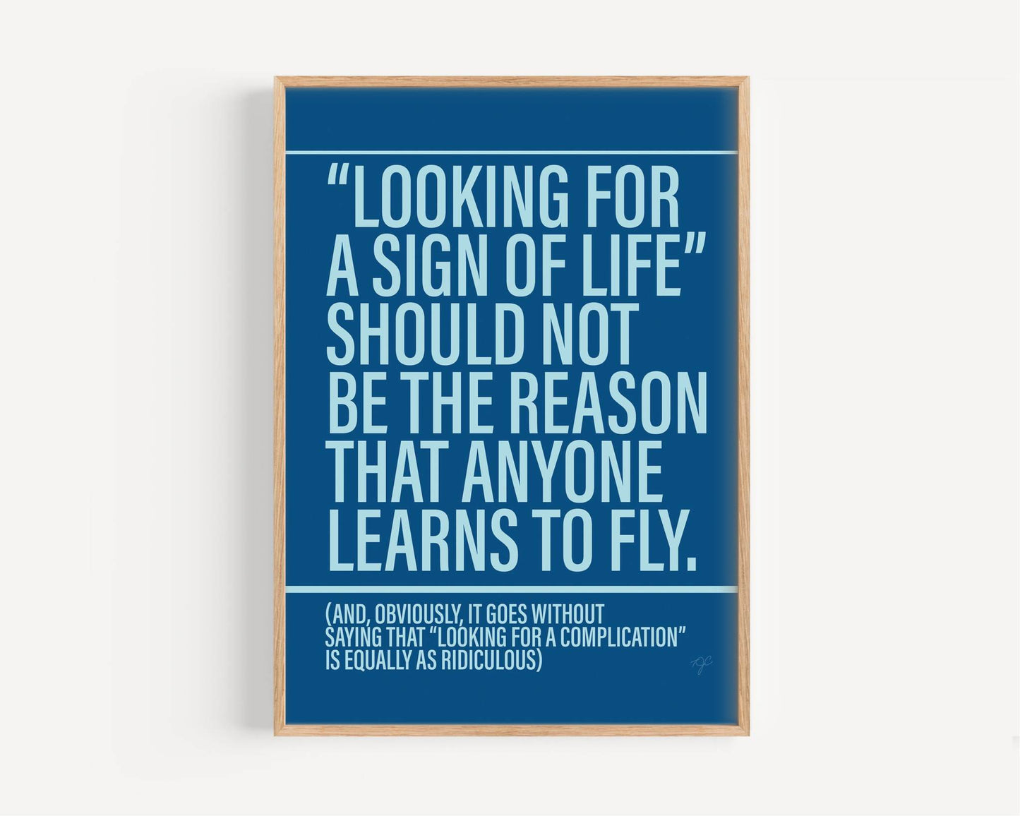 Learn to Fly - Framed Print