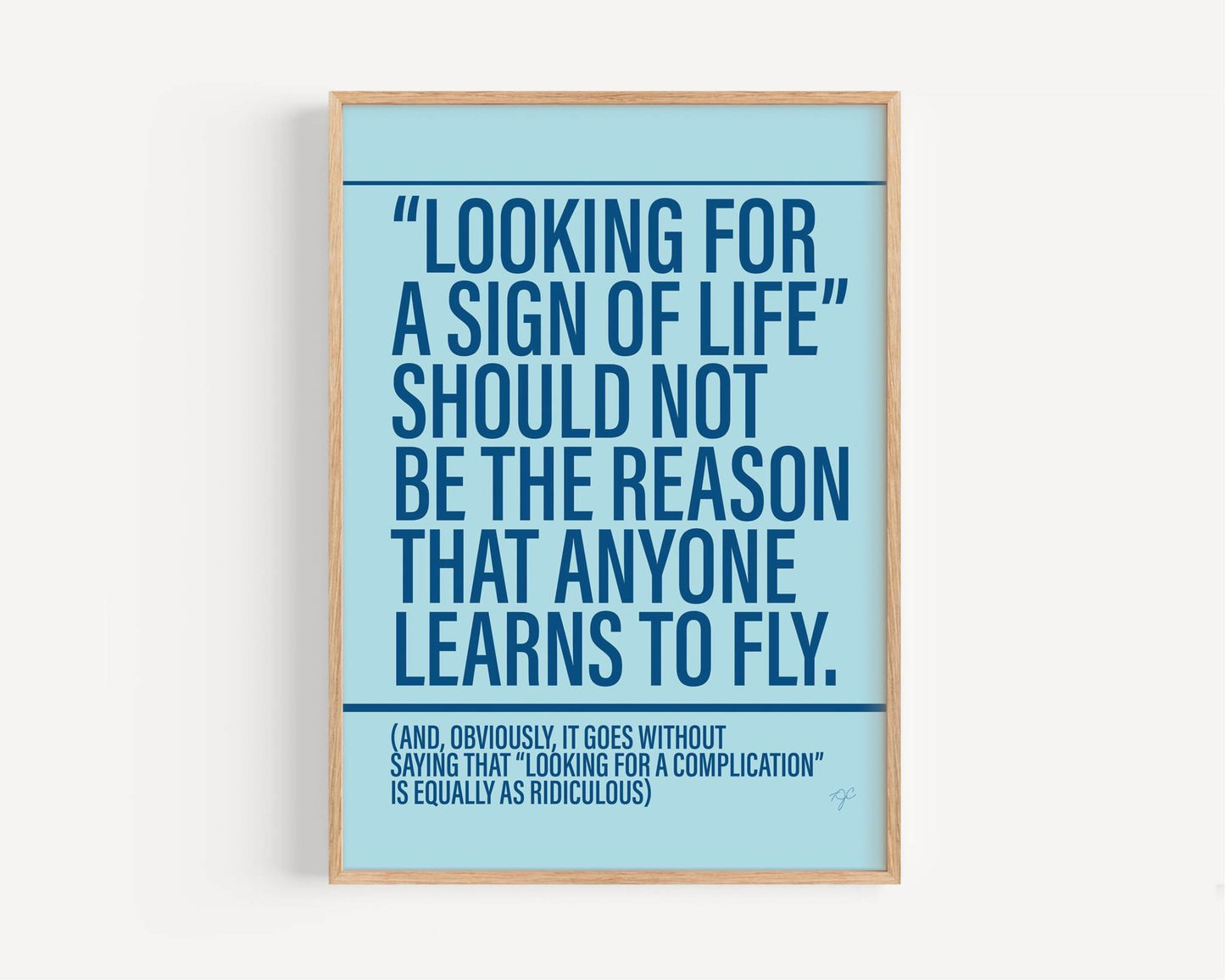 Learn to Fly - Framed Print