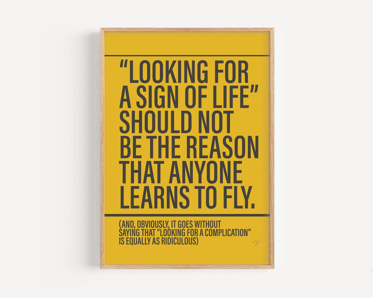 Learn to Fly - Framed Print