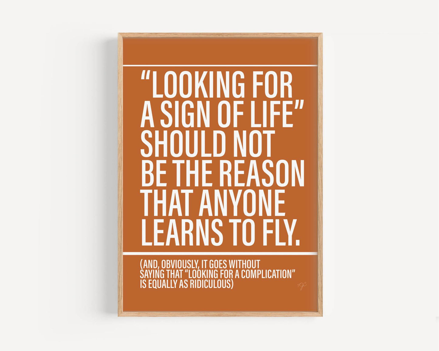 Learn to Fly - Framed Print