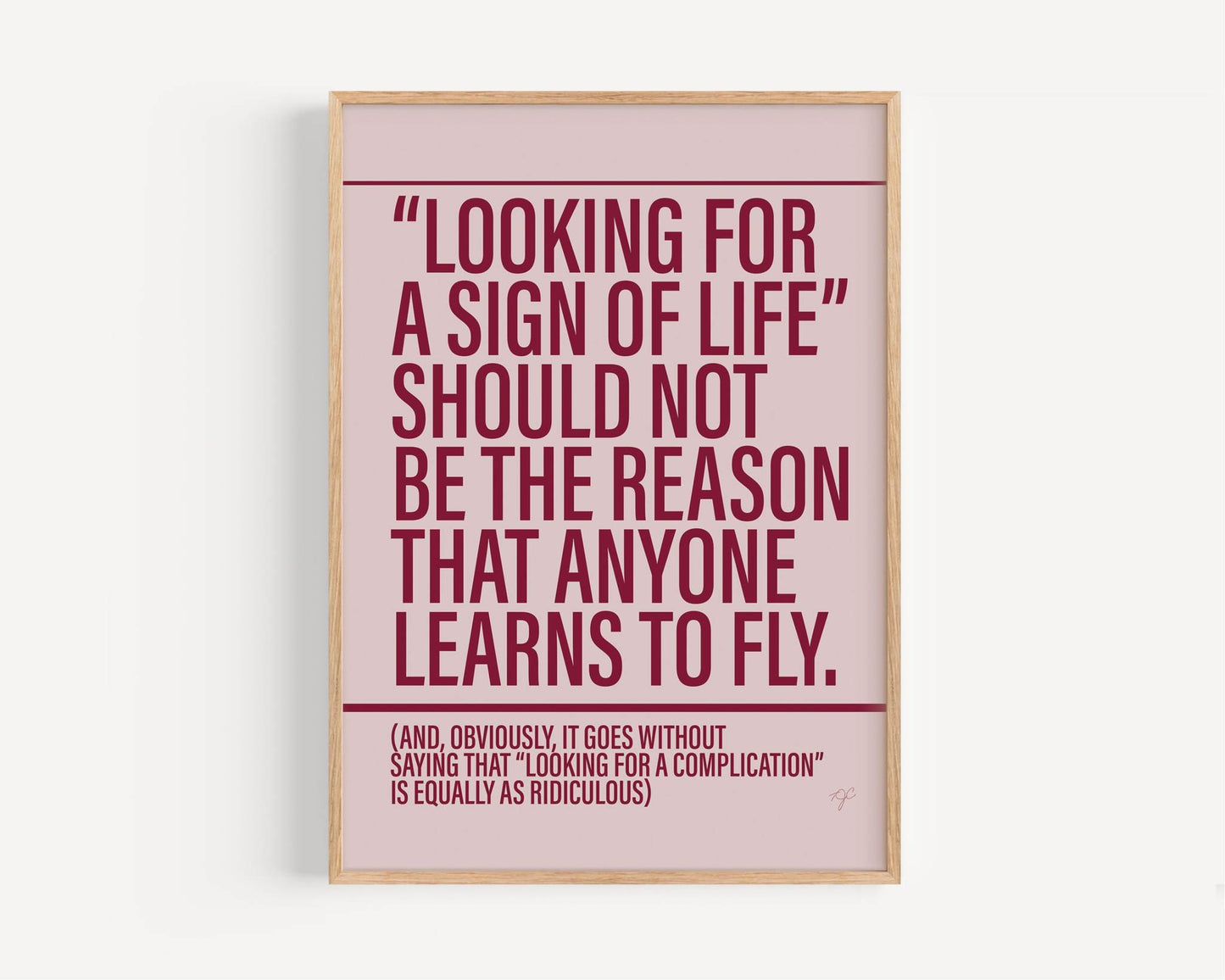 Learn to Fly - Framed Print