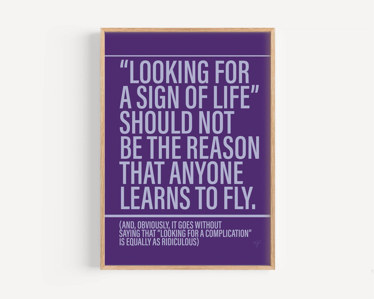 Learn to Fly - Framed Print