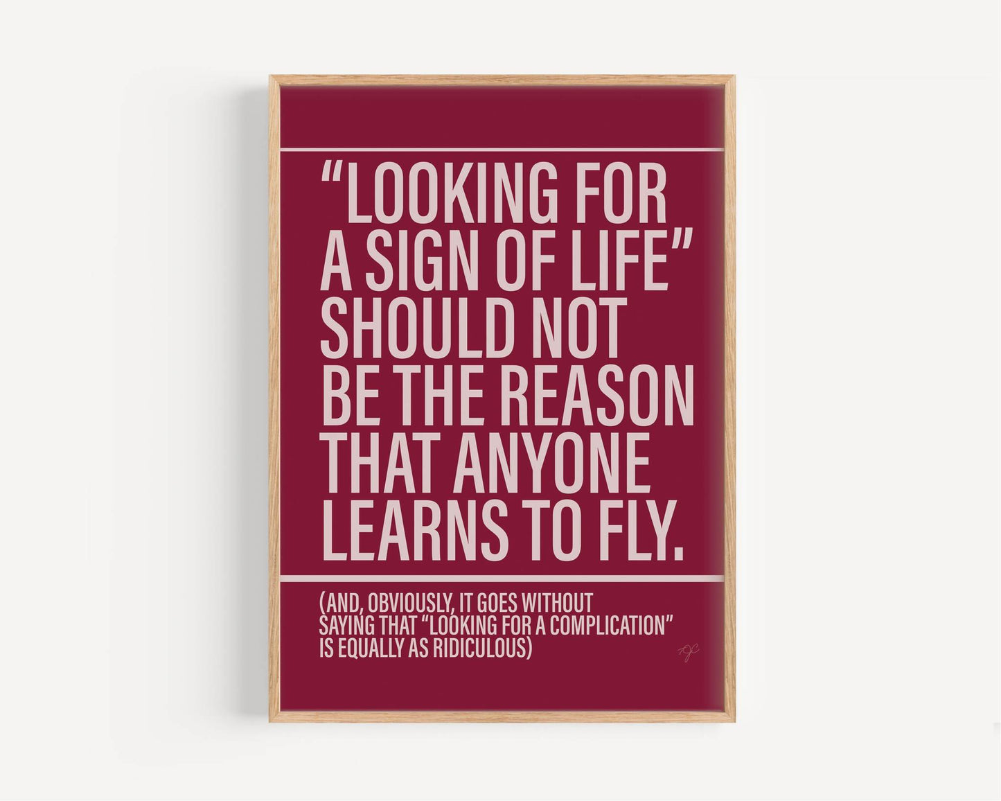 Learn to Fly - Framed Print