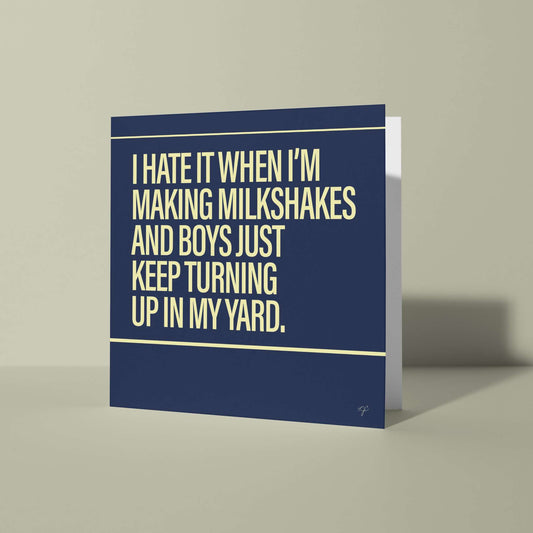 "Milkshake" - Greeting Card