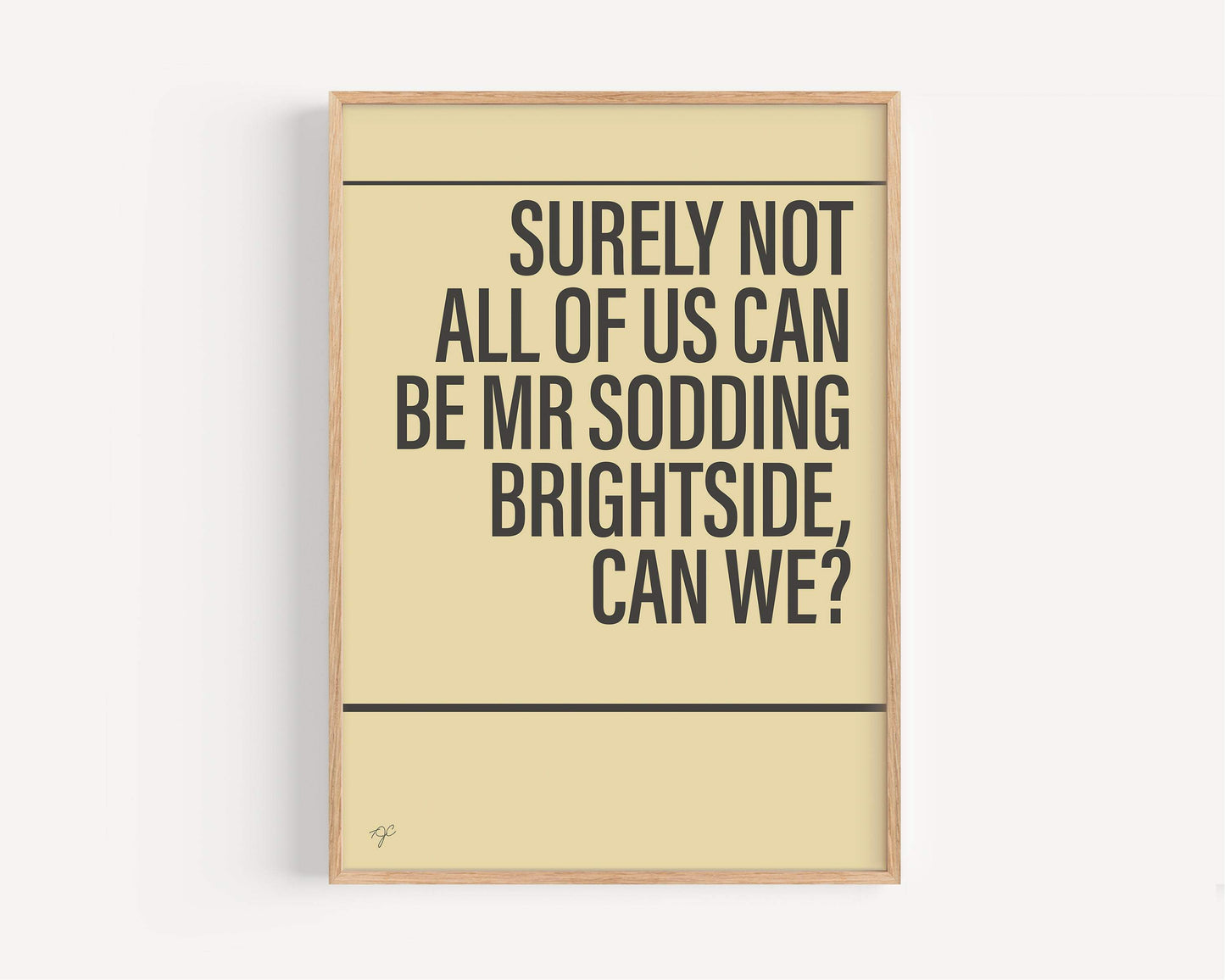 Mr Brightside print