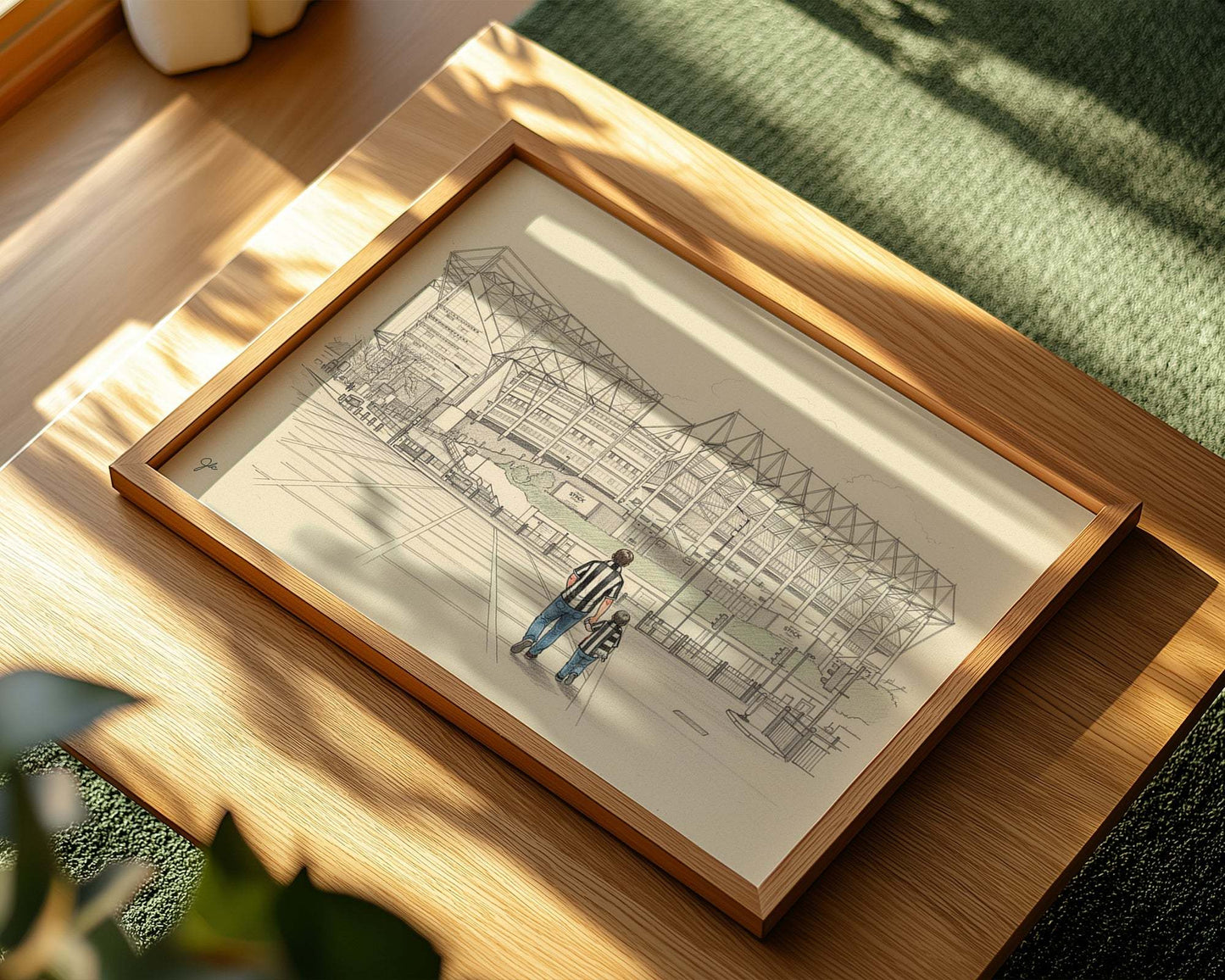 "Howay the Lads" - Newcastle United Football Club print