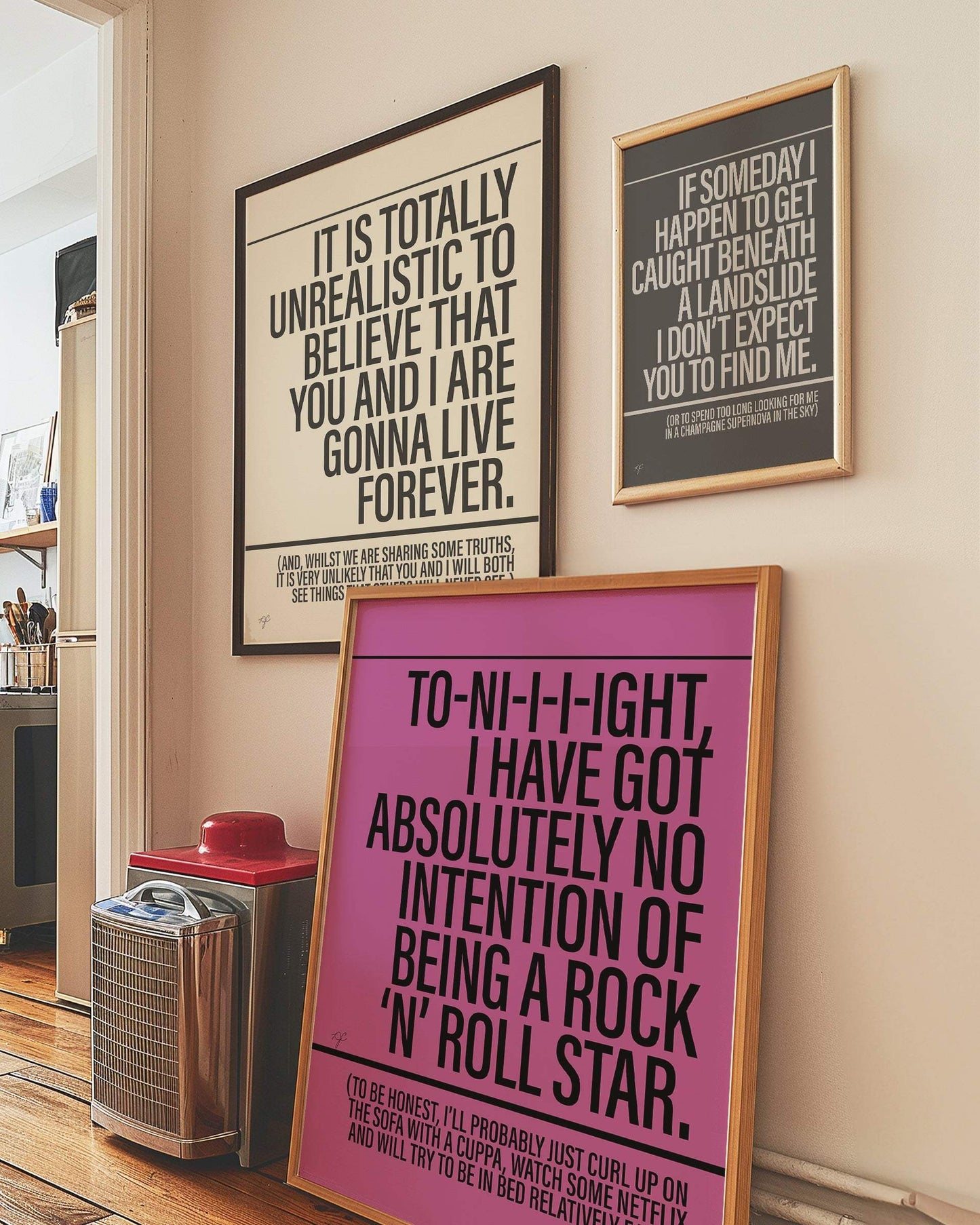 Rock & Roll Star print