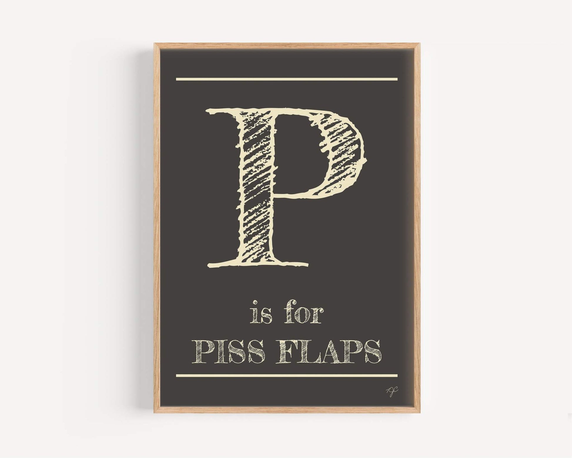 P is for... Alphabet Wall Art Print