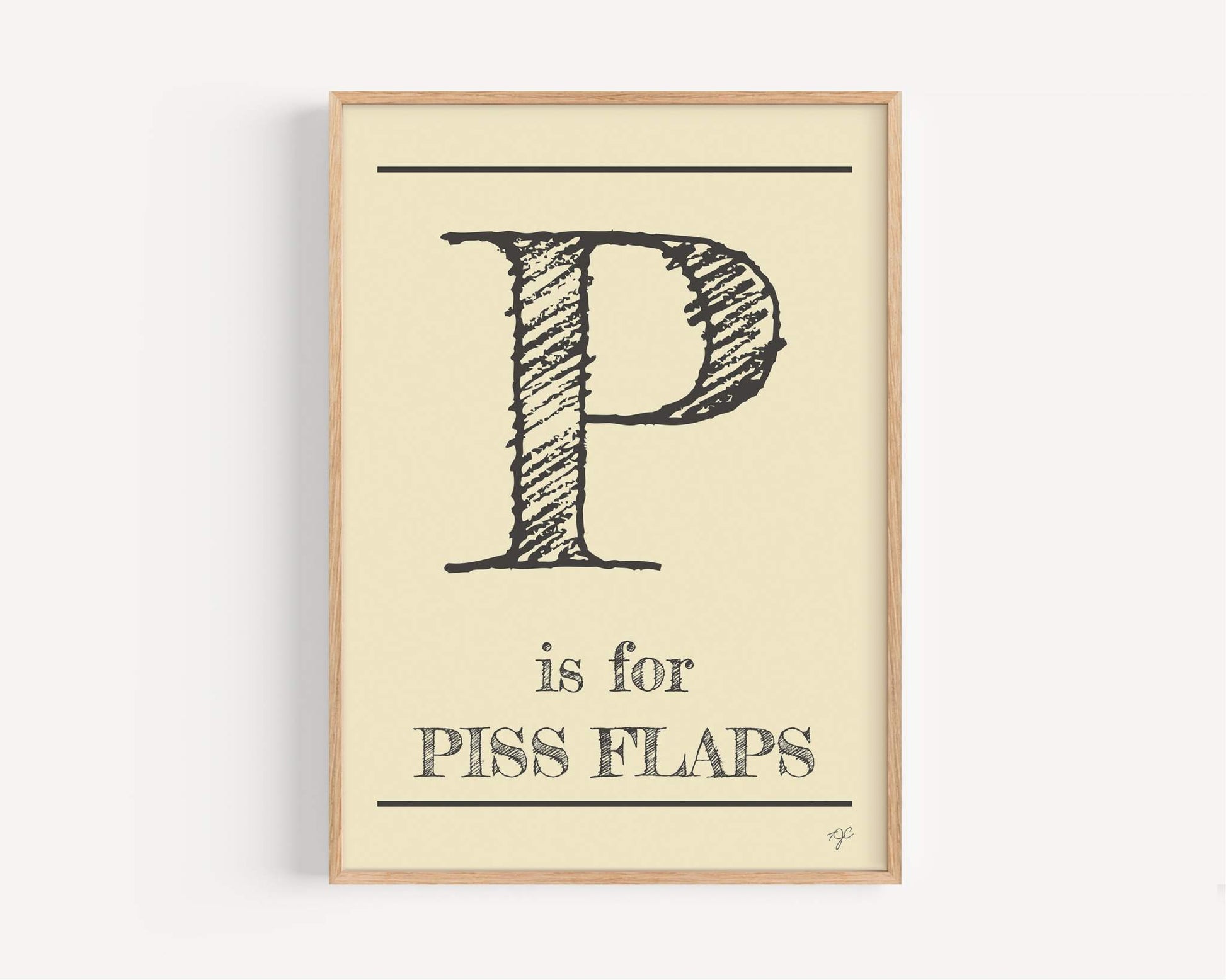 P is for... Alphabet Wall Art Print