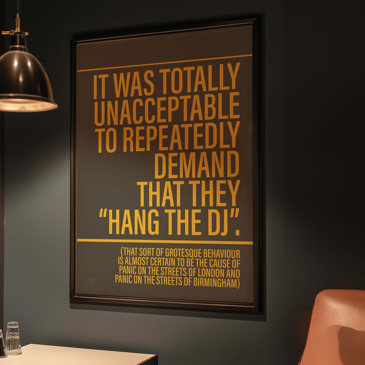 Panic The Smiths print