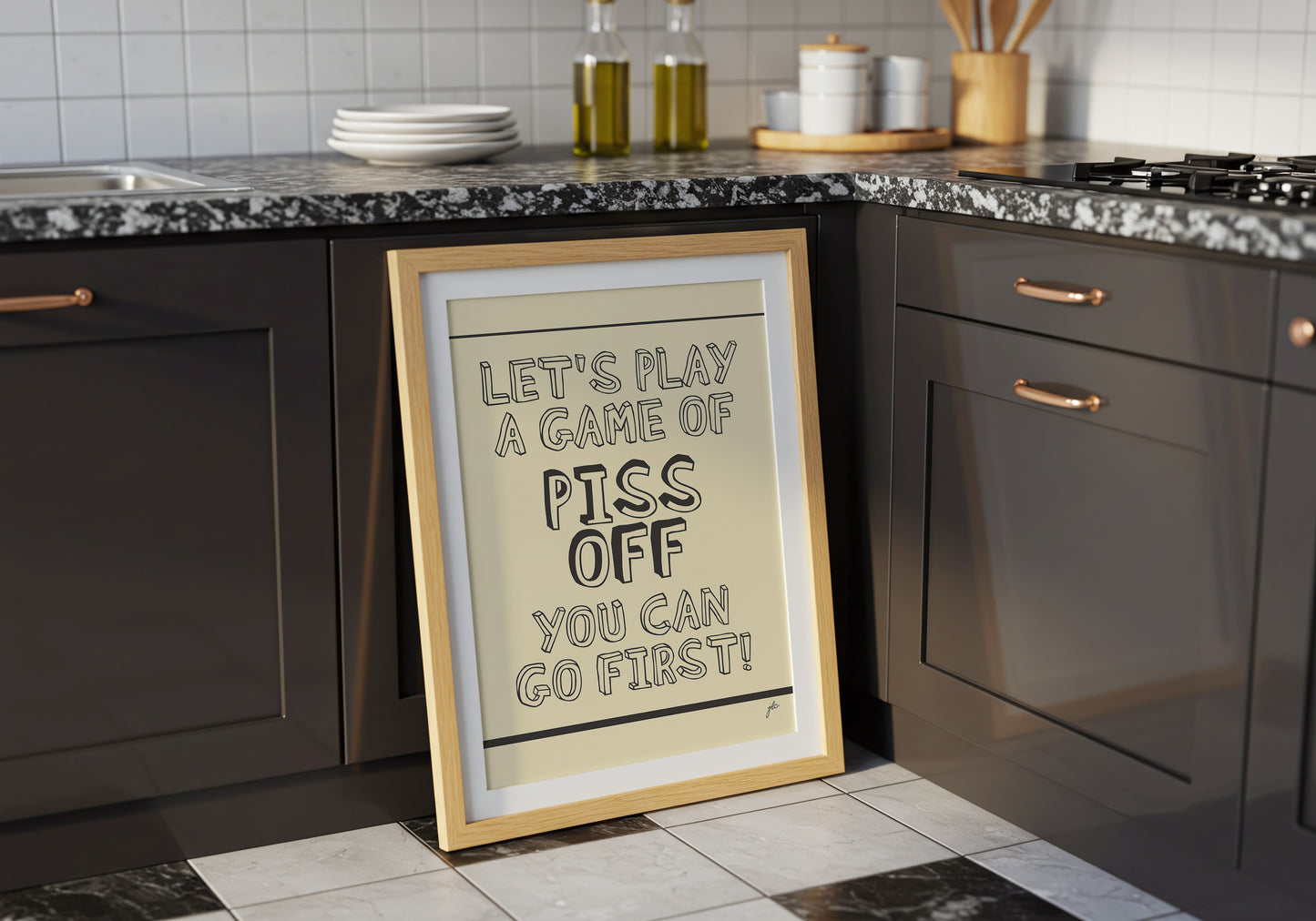 "Let's Play a Game..." - Wall Art Print