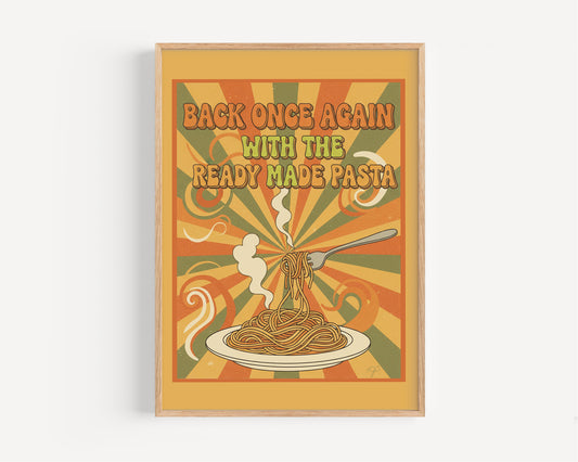 "Readymade Pasta" wall print