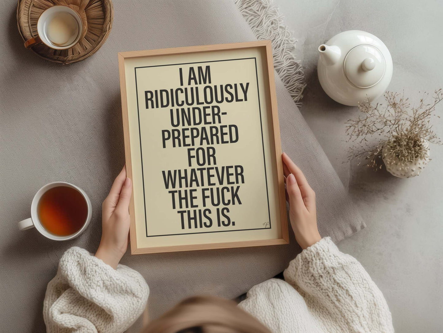 Ridiculously Underprepared - Framed Print