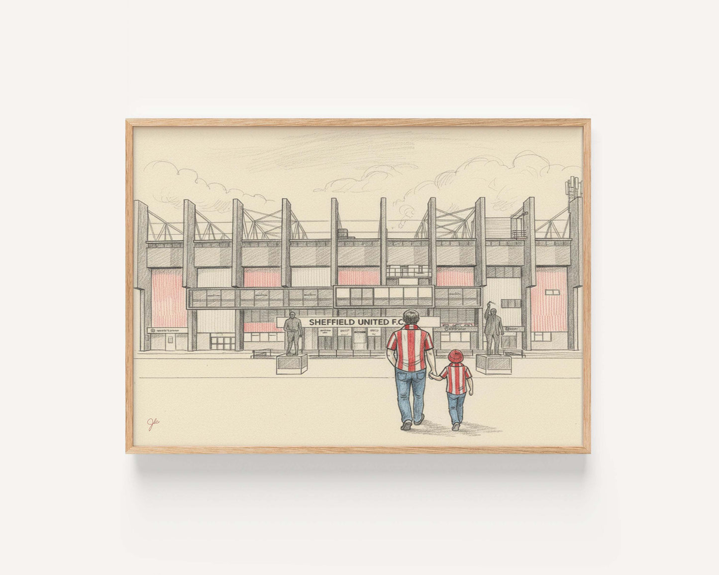 "Blades' Bond" - Sheffield United Football Club print