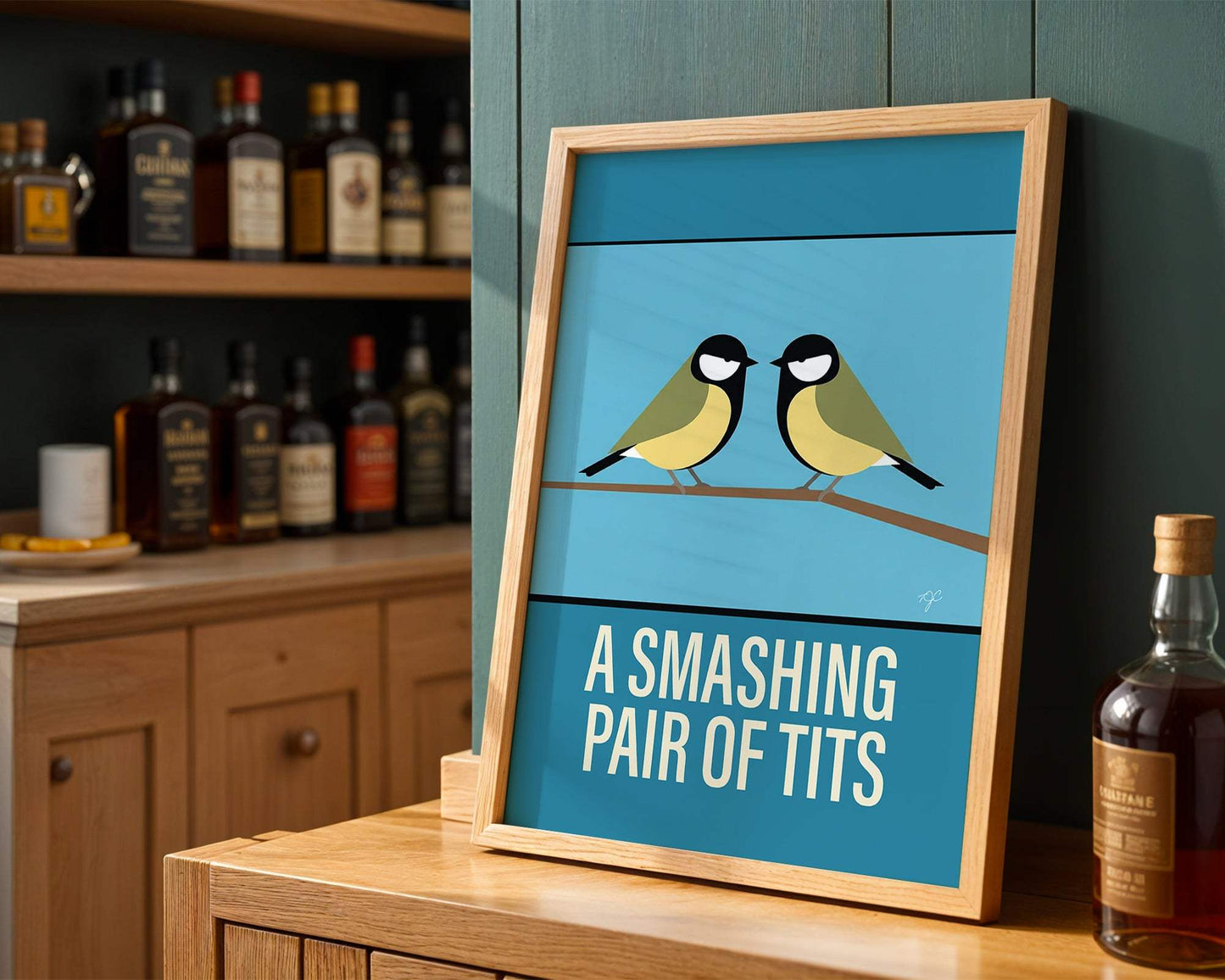 "A Smashing Pair of Tits" - Wall Art Print