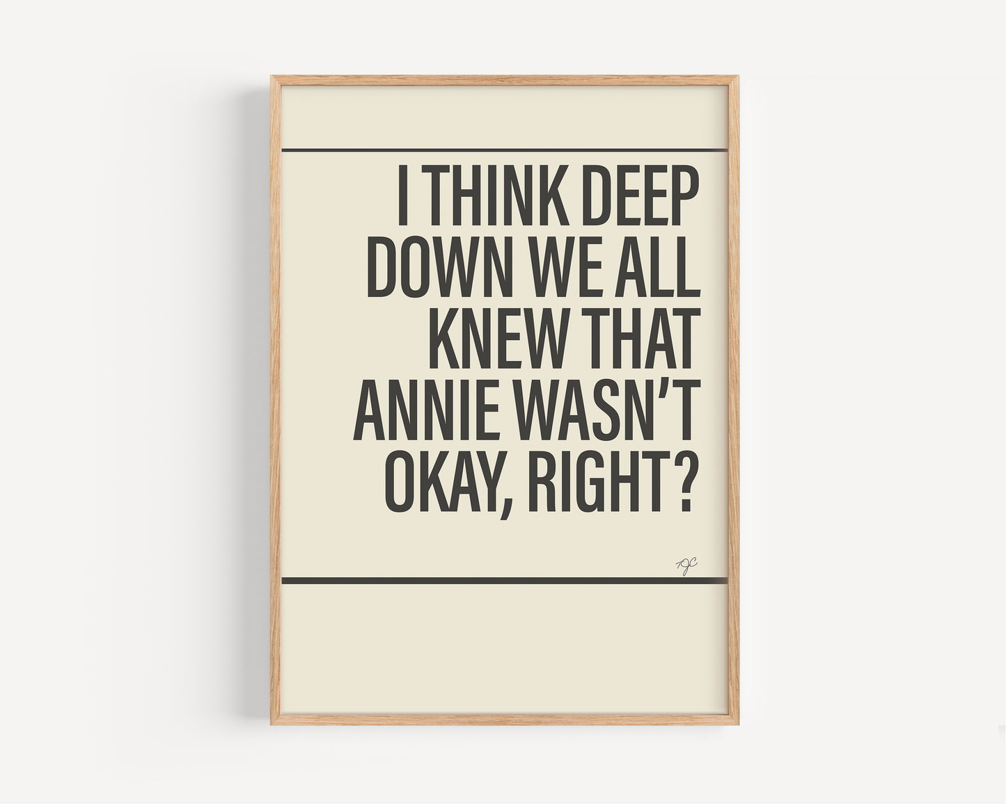 Smooth Criminal print