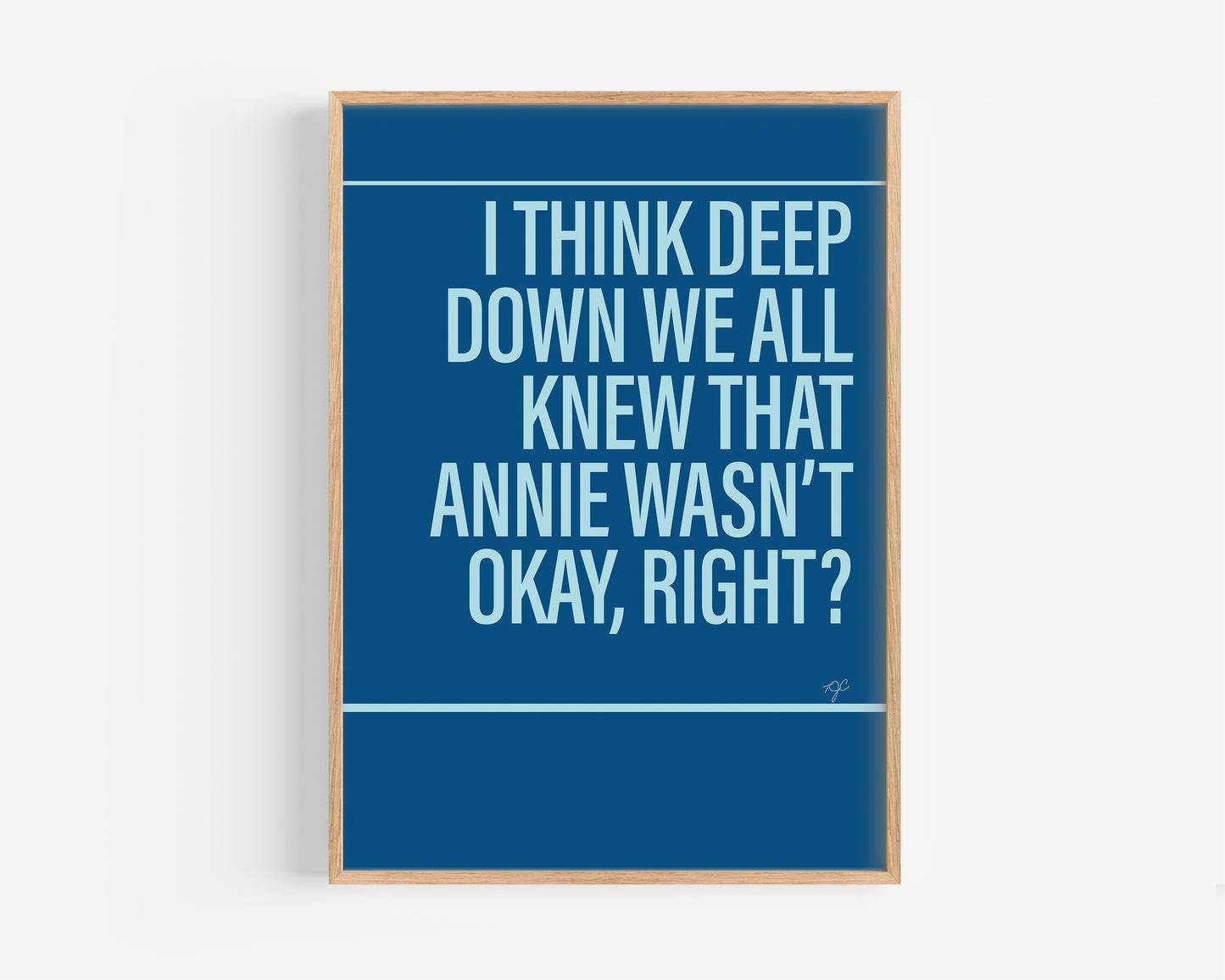 Smooth Criminal print