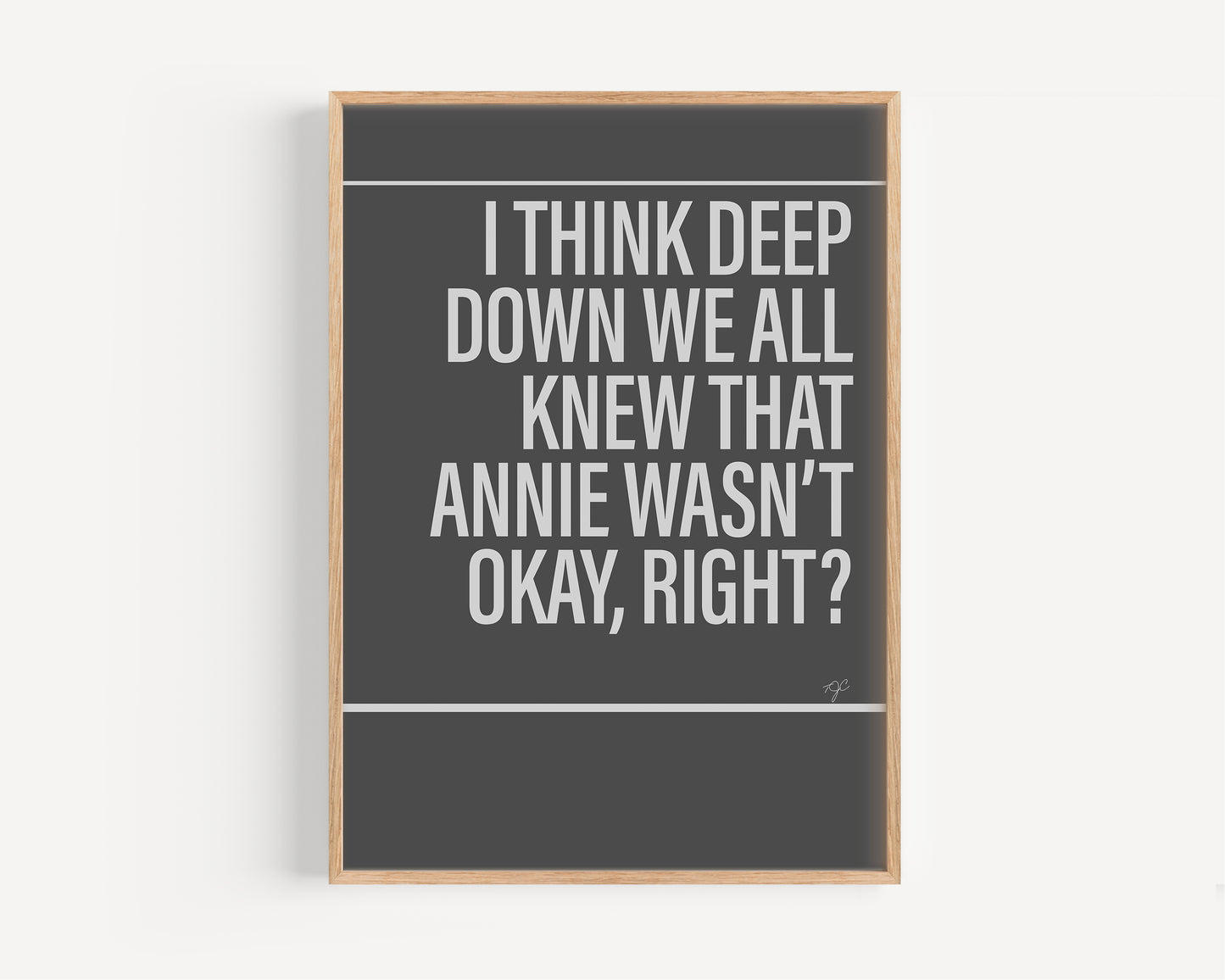 Smooth Criminal print