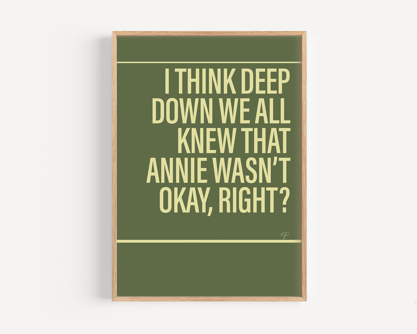 Smooth Criminal print