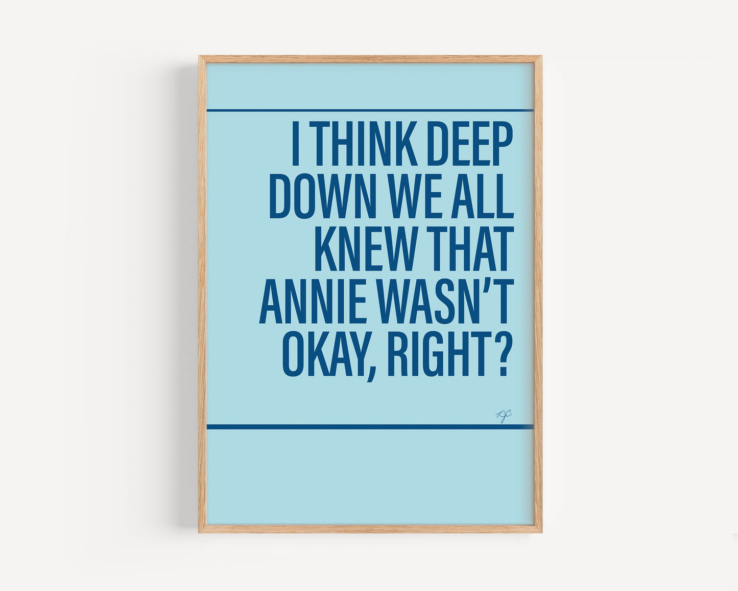 Smooth Criminal print