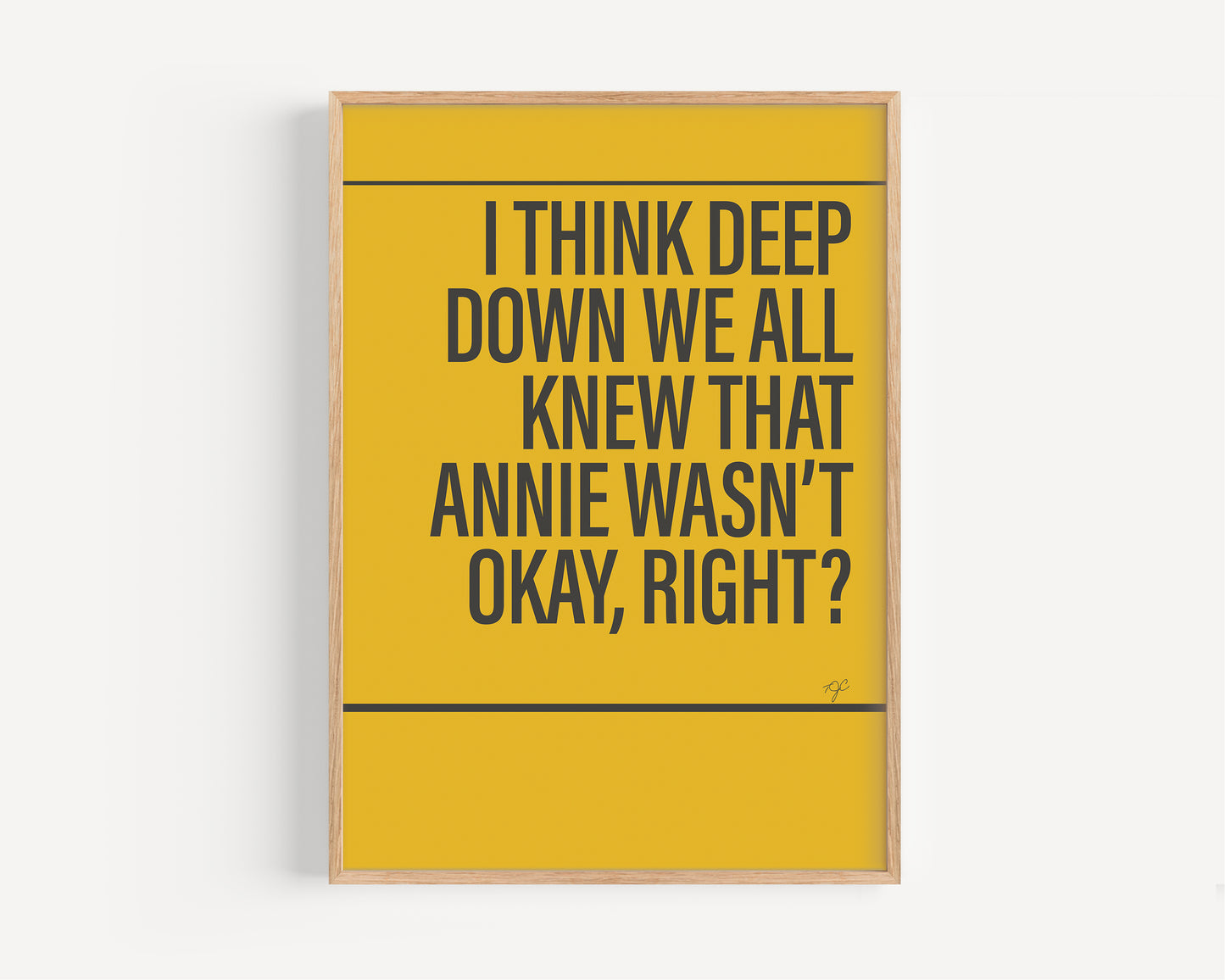 Smooth Criminal print