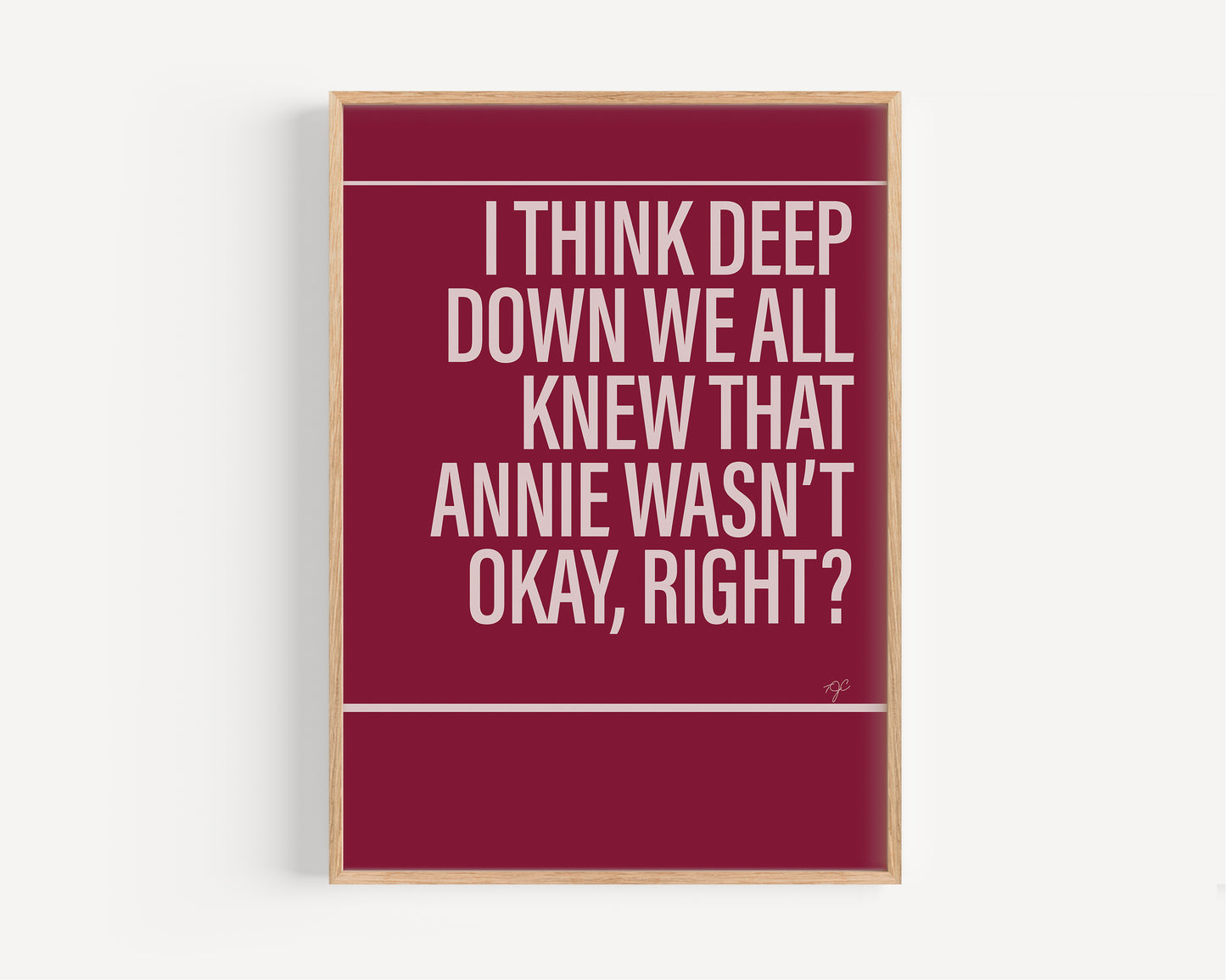 Smooth Criminal print