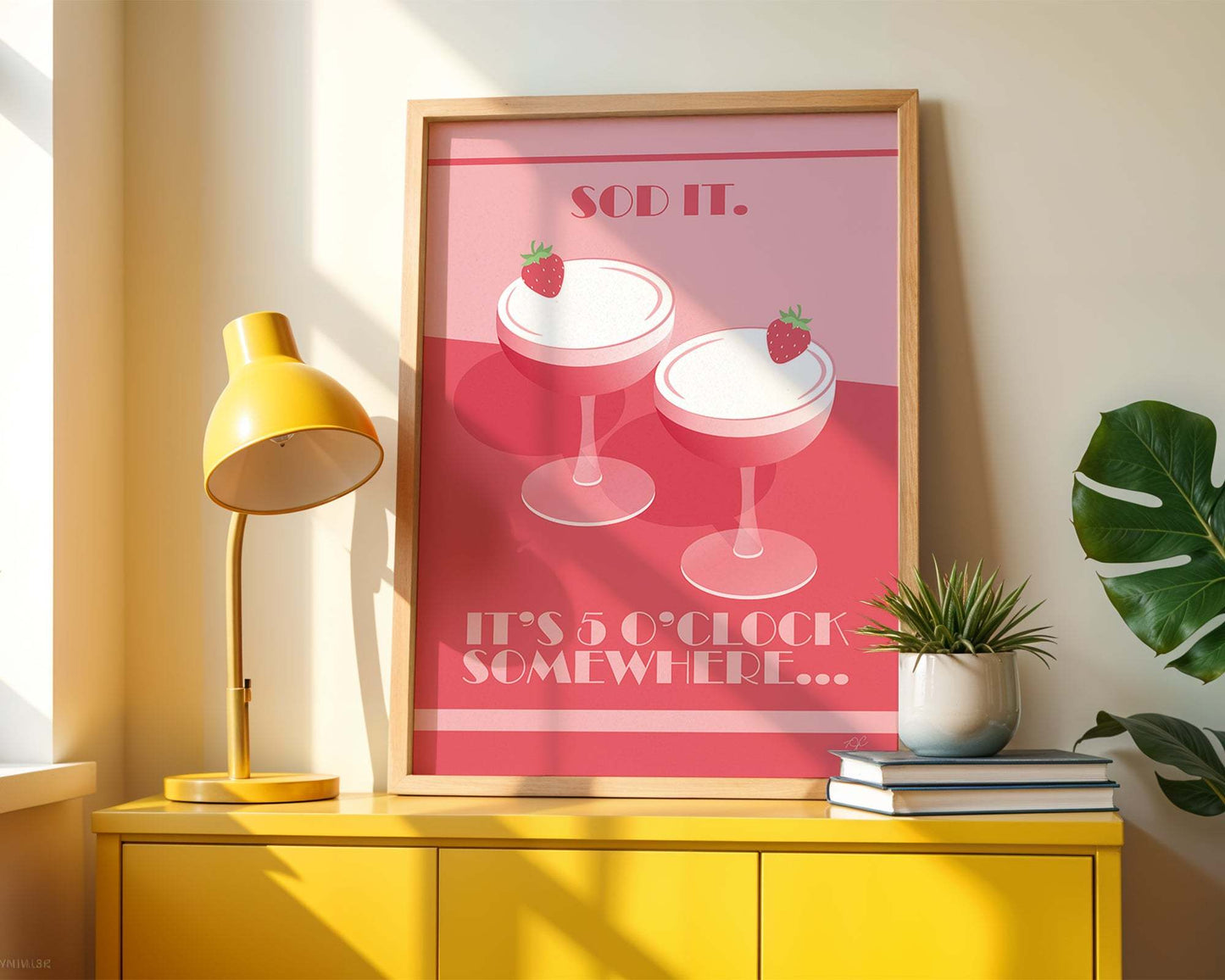 Sod It - It's 5 o'clock somewhere... - Wall Art Print