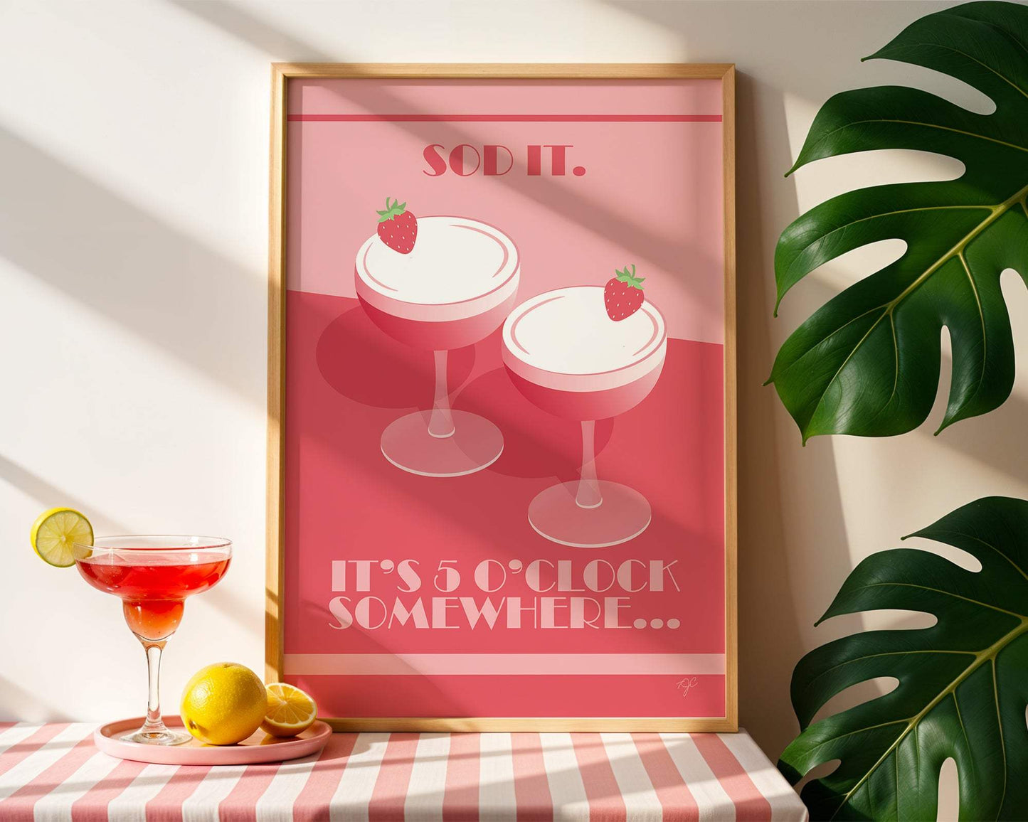Sod It - It's 5 o'clock somewhere... - Wall Art Print