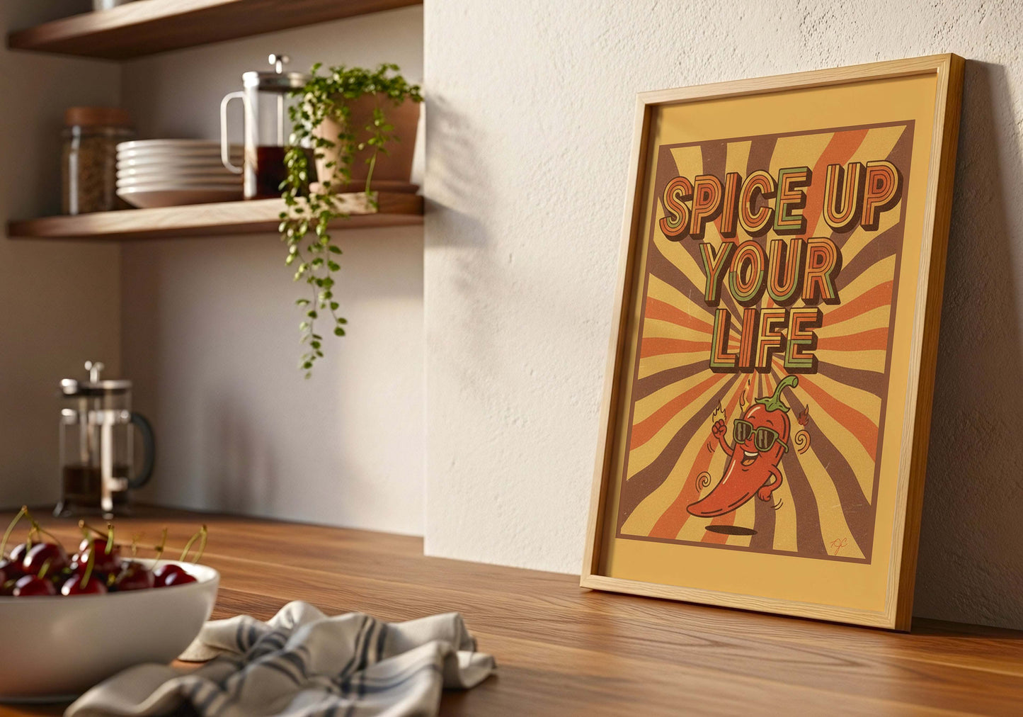 "Spice Up Your Life" wall print
