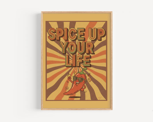 "Spice Up Your Life" wall print