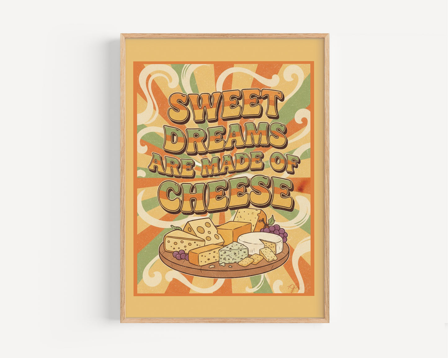 "Sweet Dreams" wall print