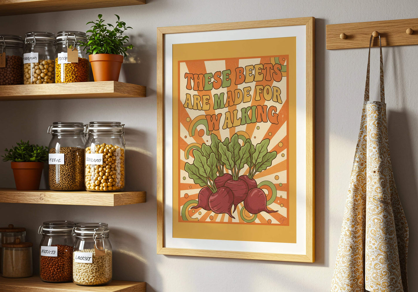 "These Beets Are Made For Walking" wall print