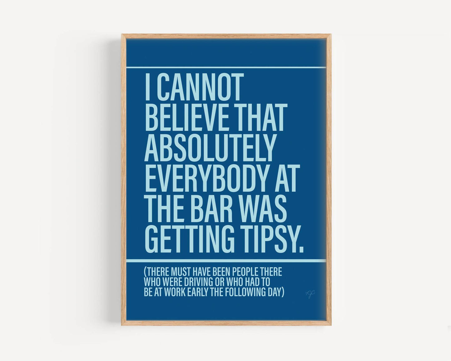 Tipsy print
