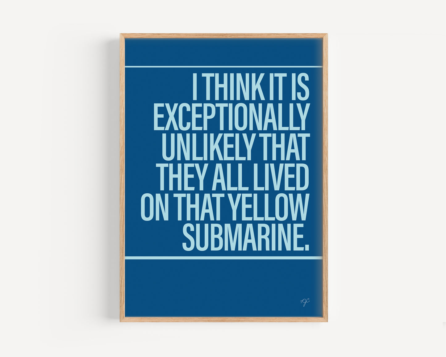 Yellow Submarine - Framed Print