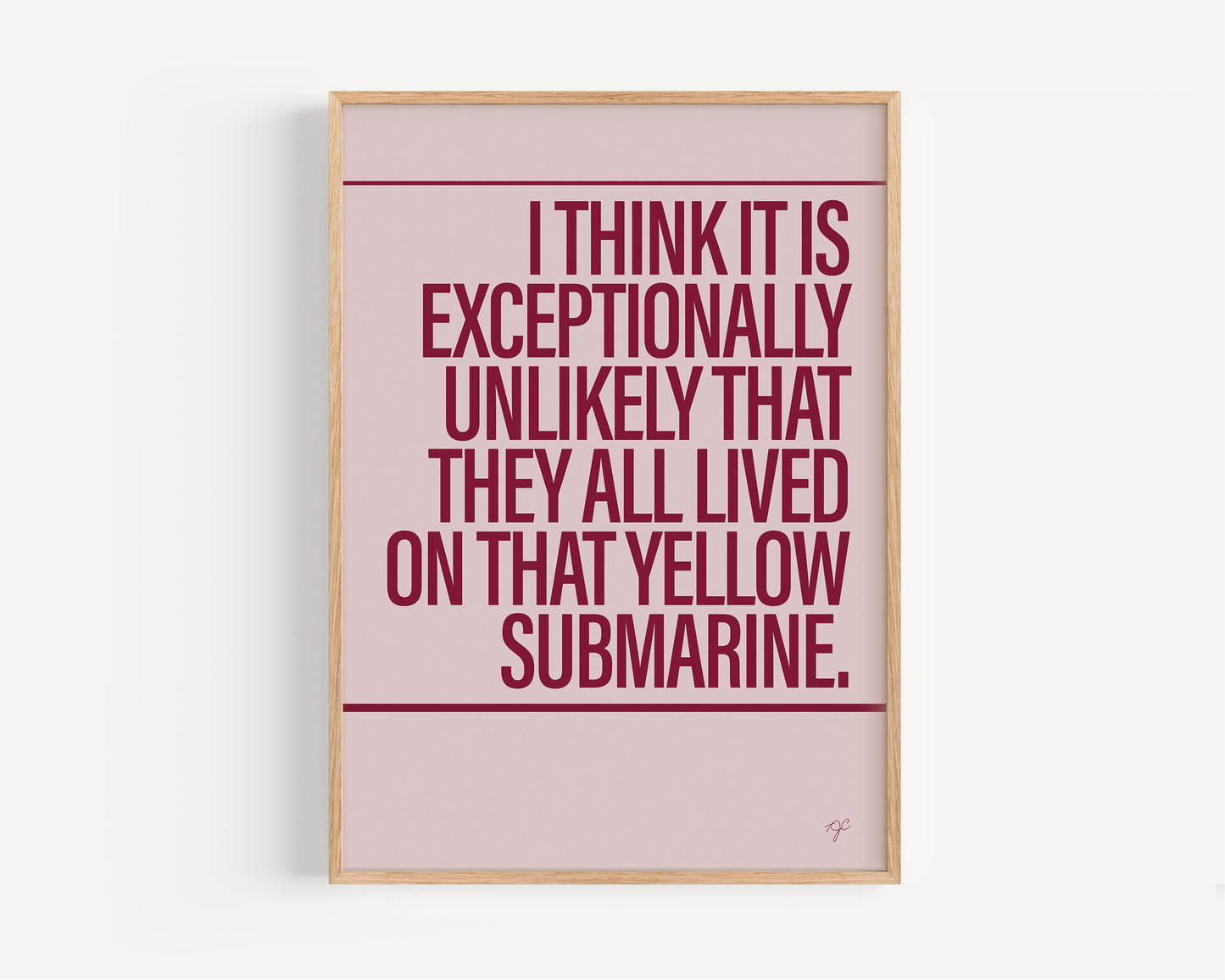 Yellow Submarine - Framed Print