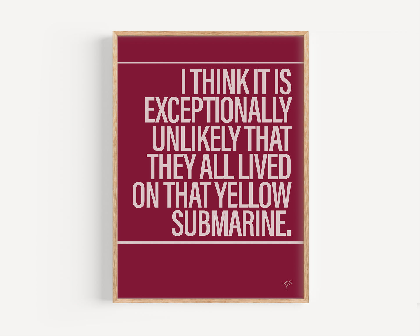 Yellow Submarine - Framed Print