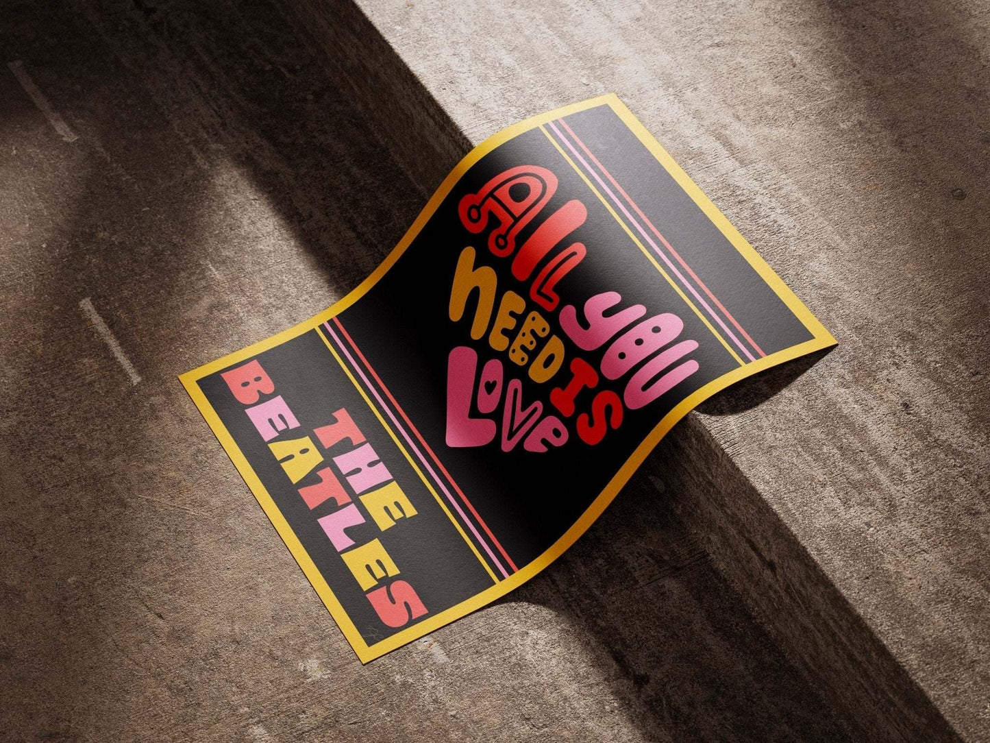 All You Need is Love - The Beatles - Art Print