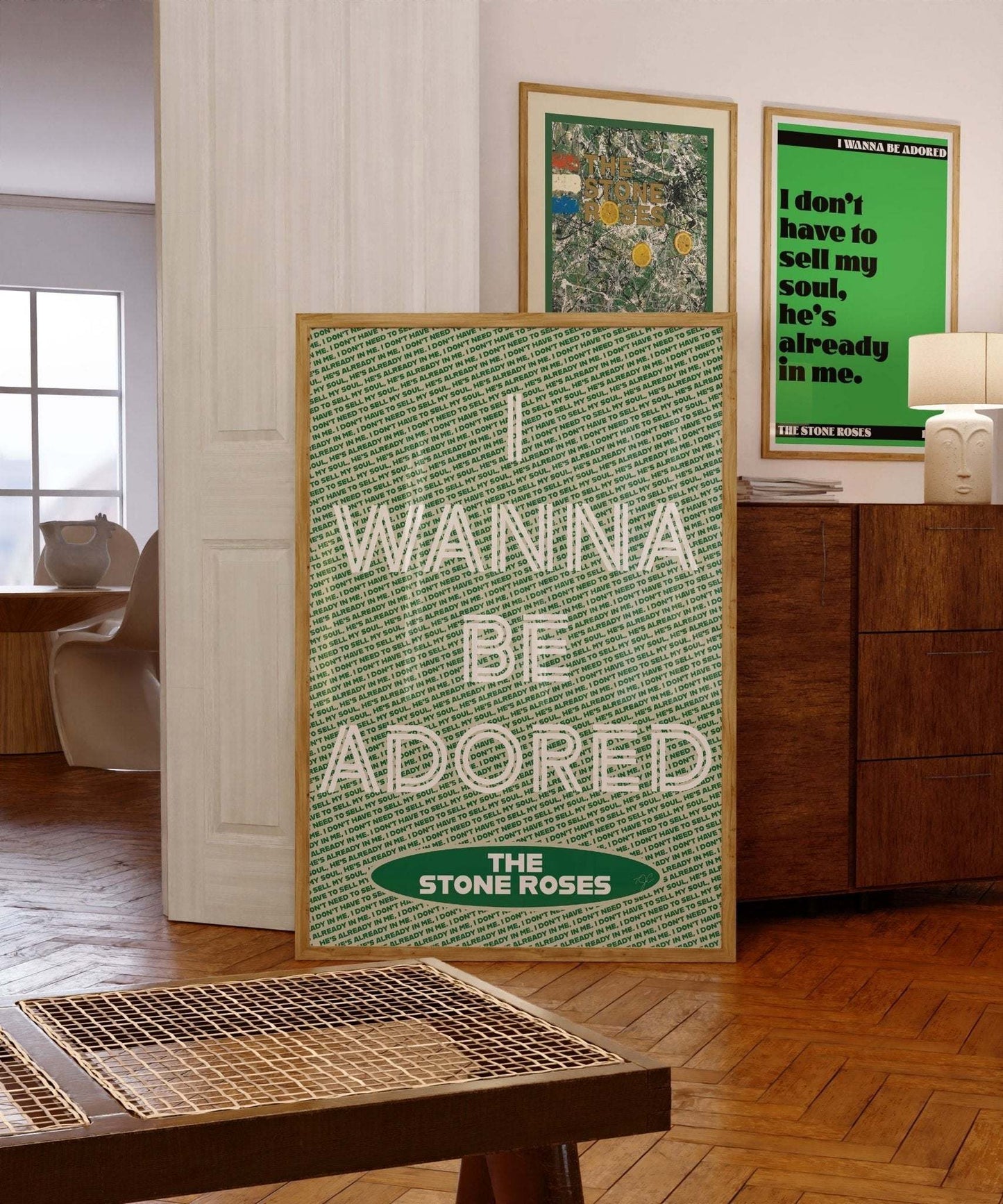 I Wanna be Adored - The Stone Roses - Art Print - Striped Circle