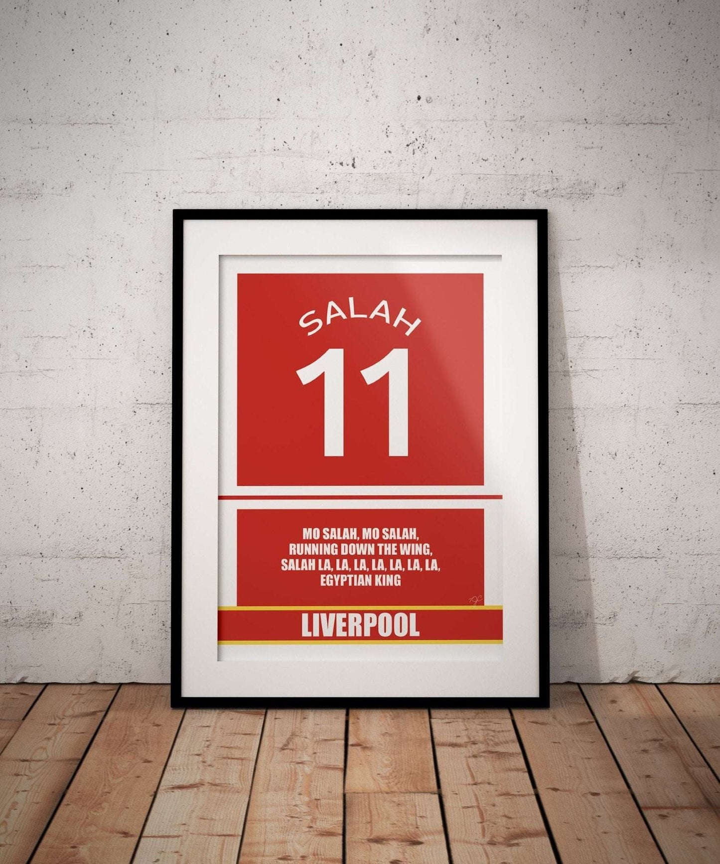 Liverpool Mo Salah Football Art Print
