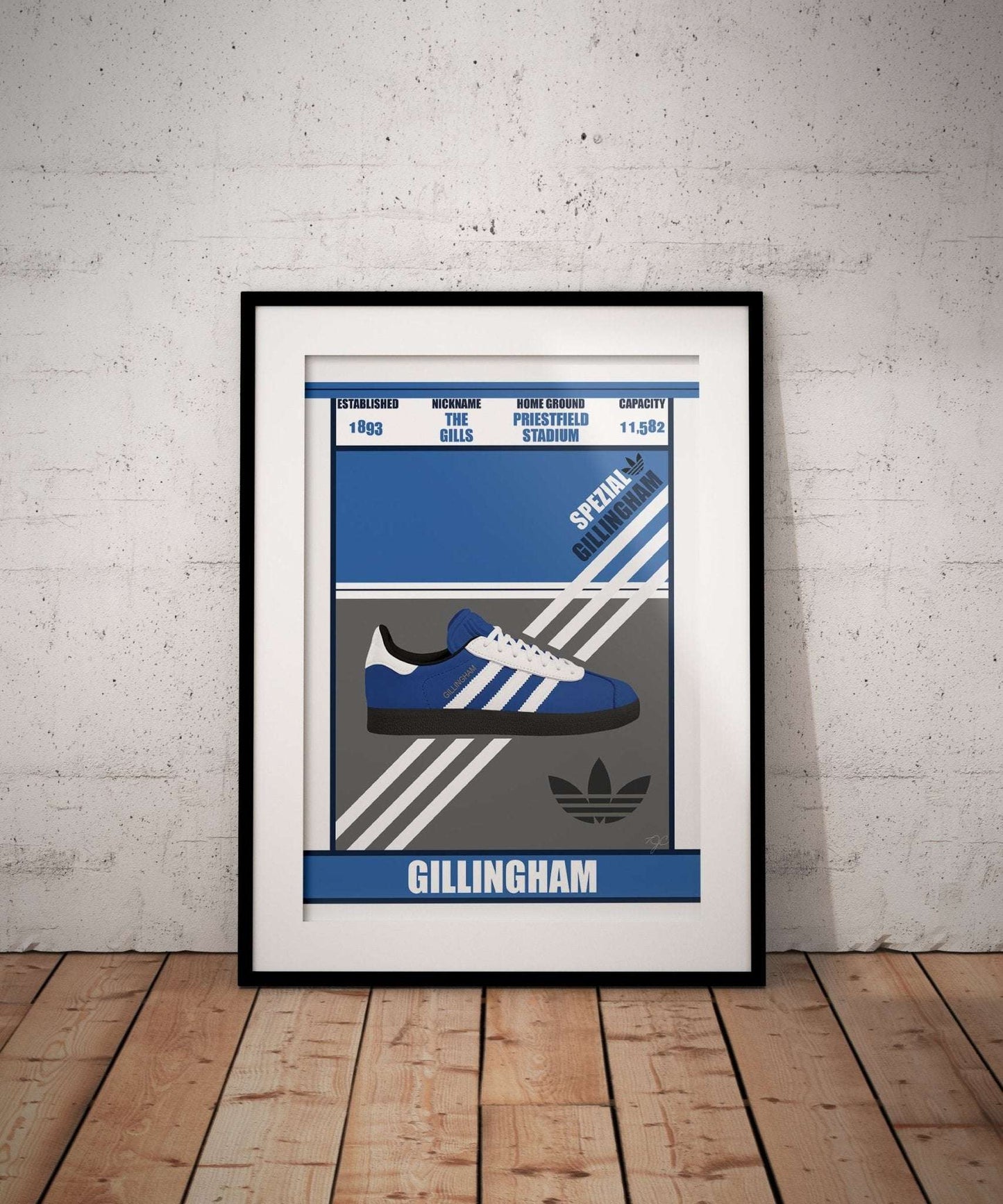 Gillingham football print - Spezial trainer - Striped Circle