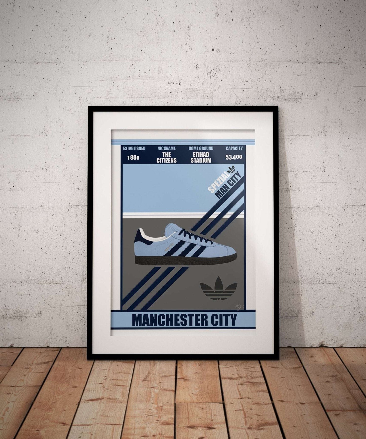 Manchester City print Spezial trainer football - Striped Circle