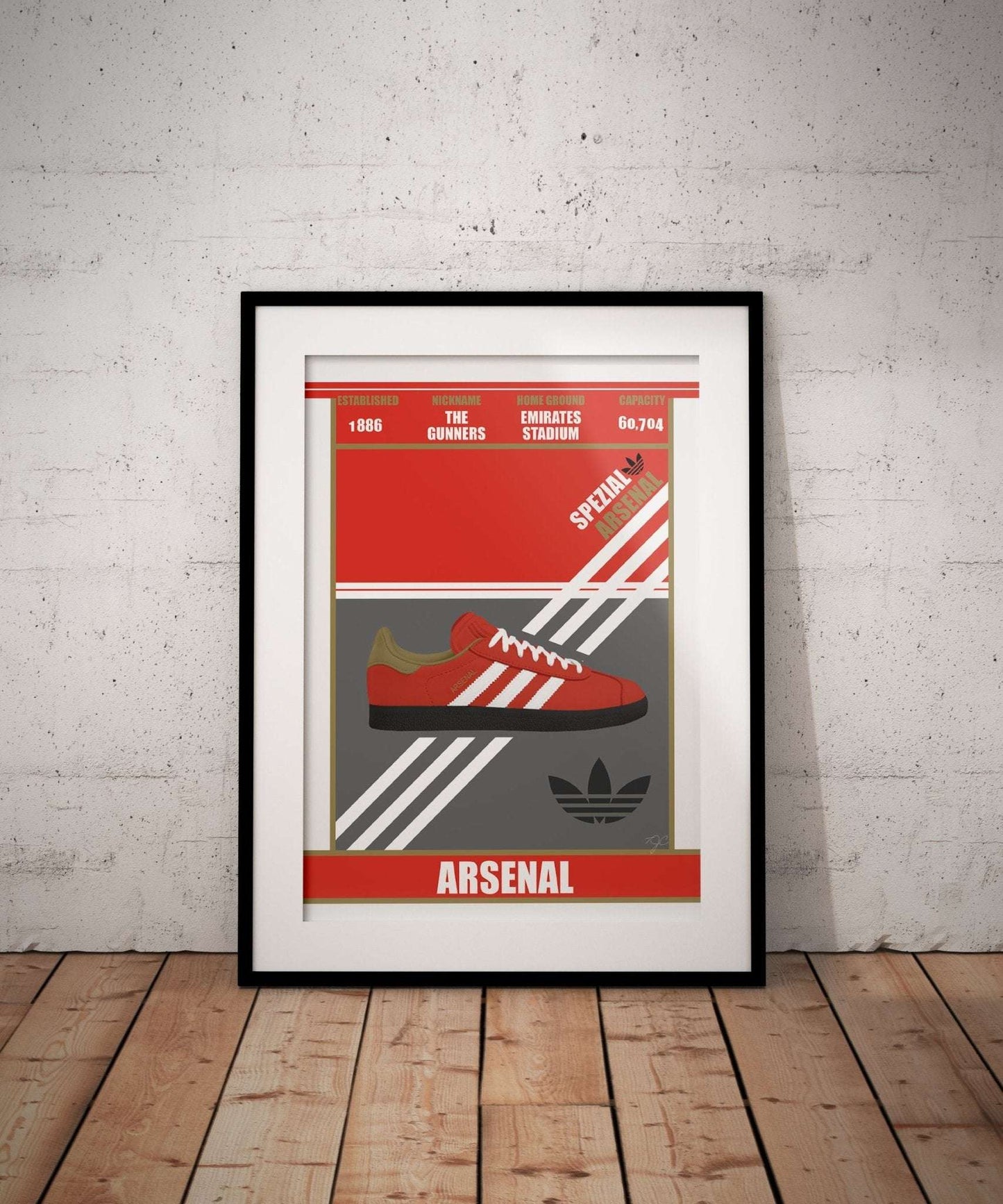 Arsenal print Spezial trainer football - Striped Circle