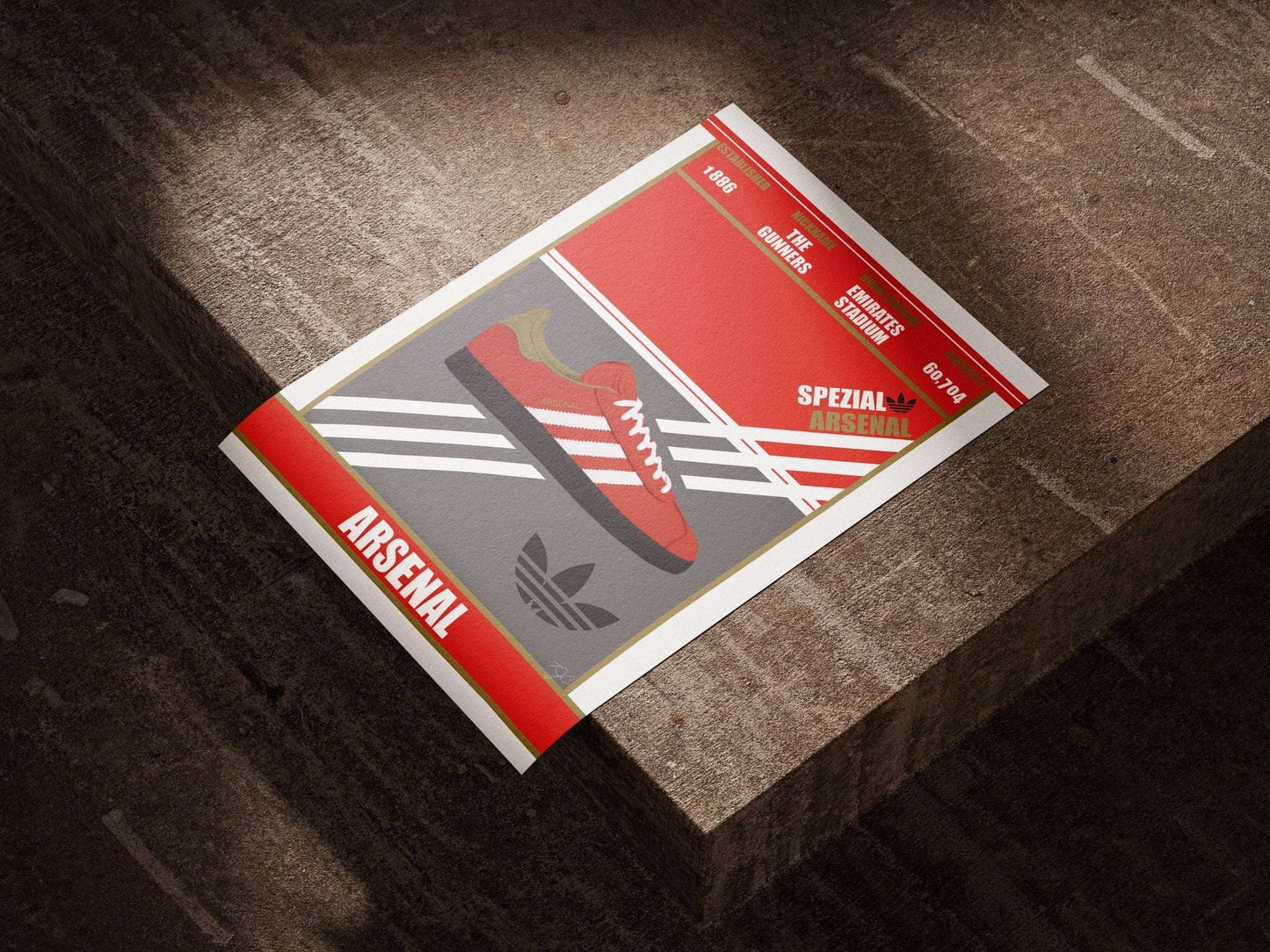 Arsenal print Spezial trainer football - Striped Circle