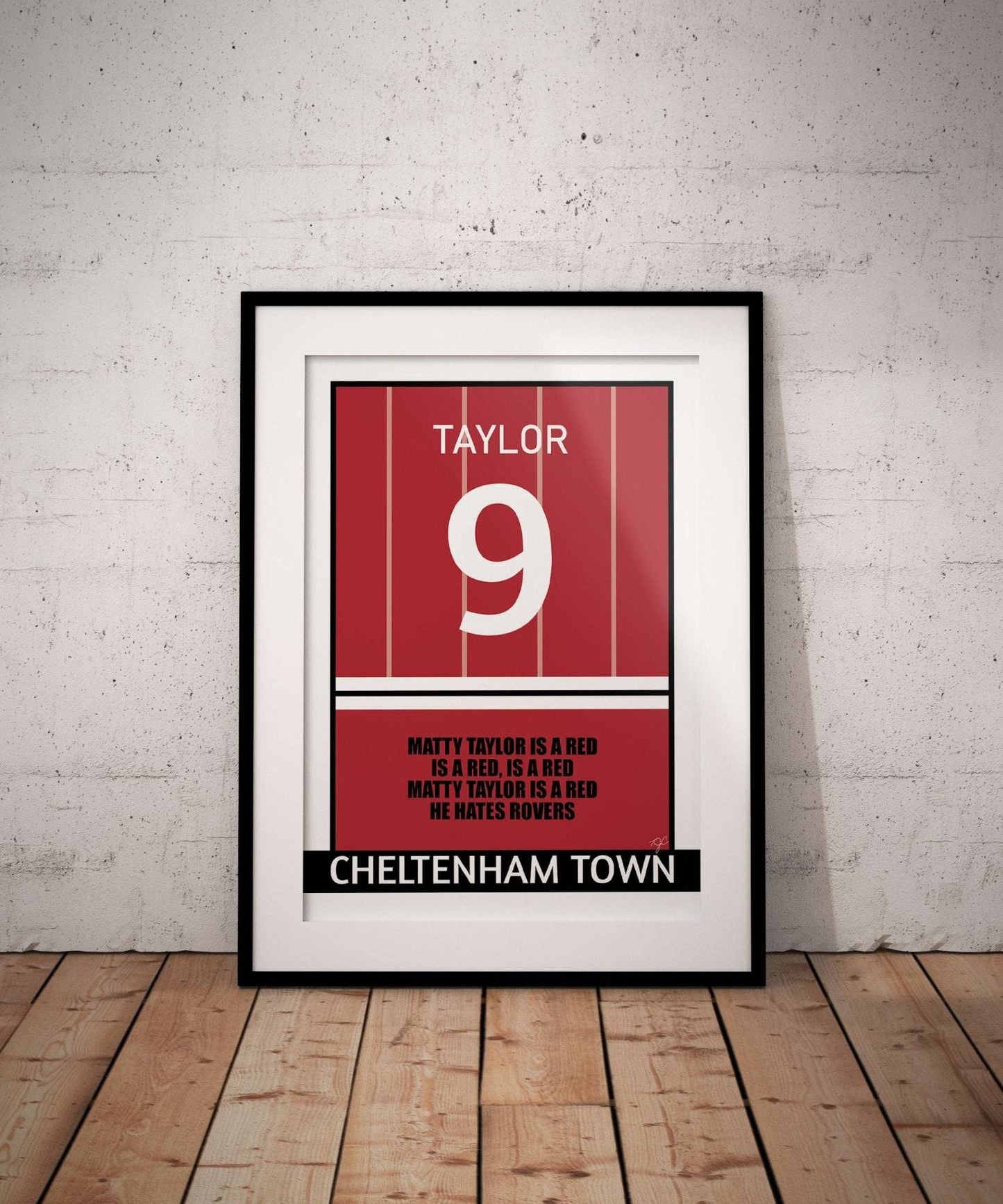 Matty Taylor Cheltenham Town Football Print