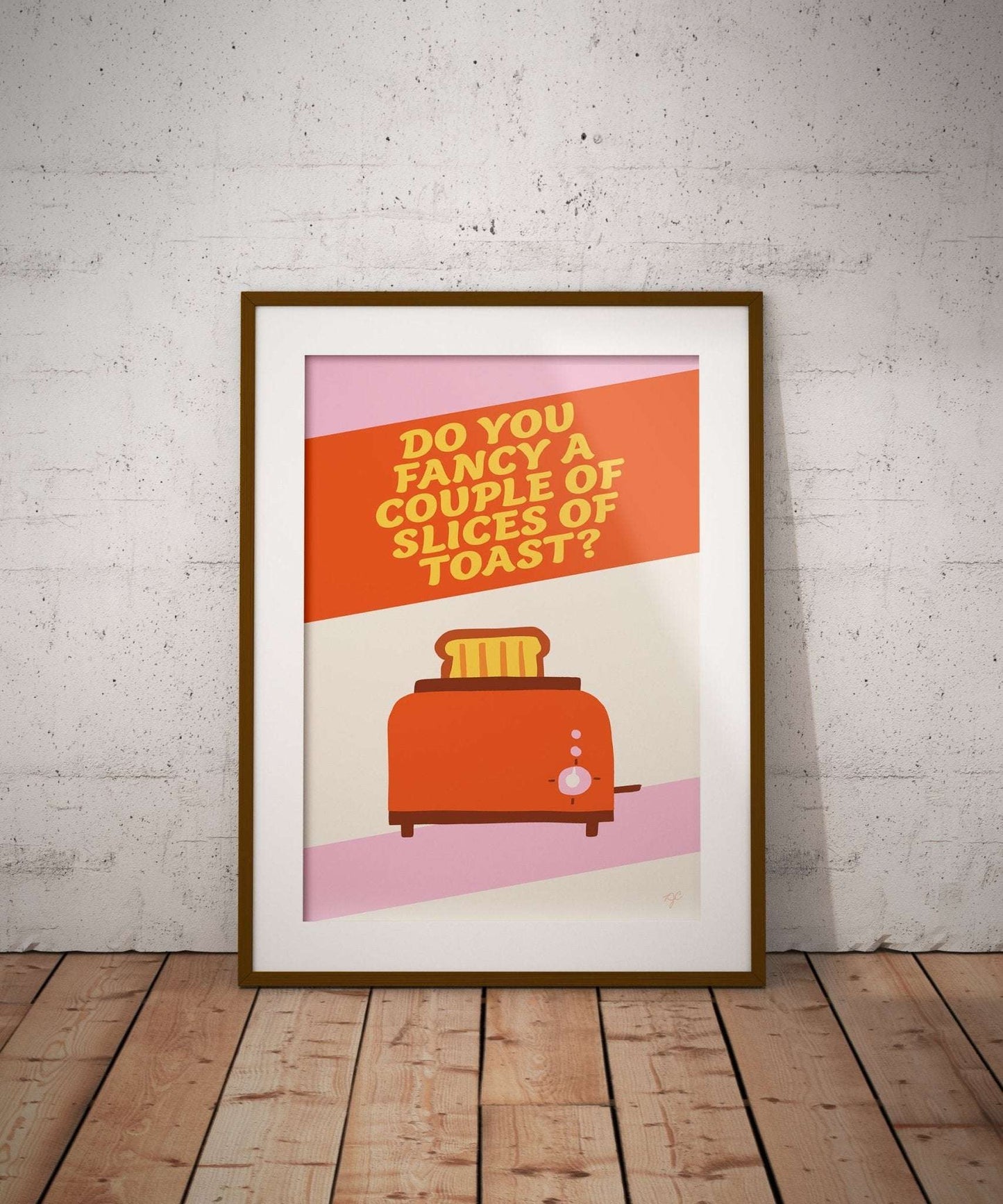 Fancy some toast? - Art Print - Striped Circle