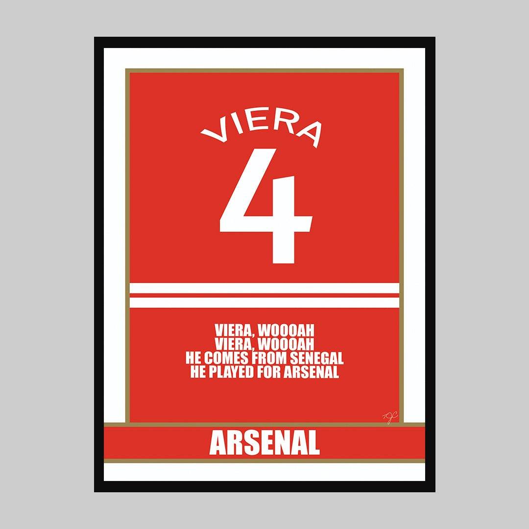 Arsenal Patrick Viera Print - Striped Circle
