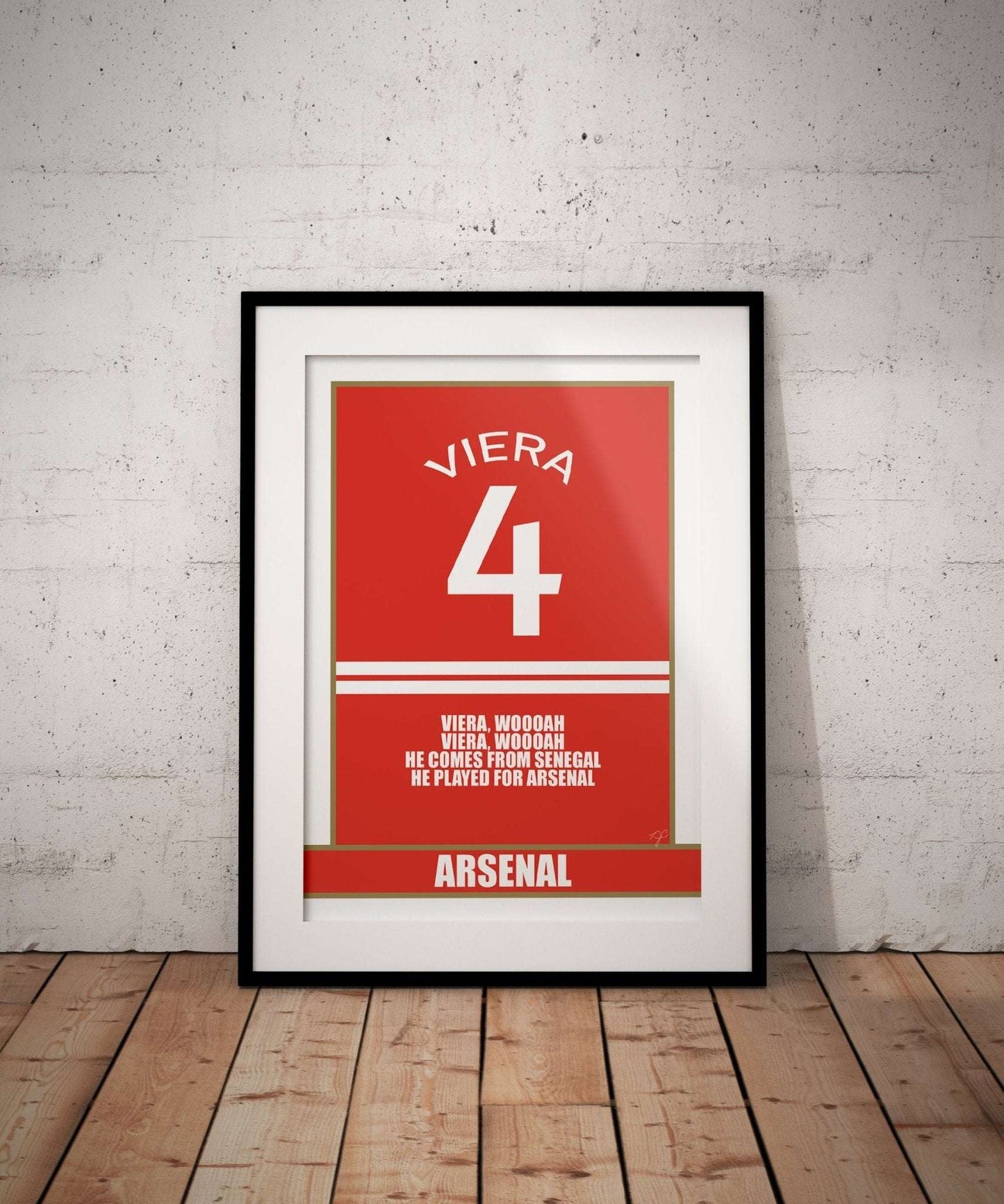 Arsenal Patrick Viera Print - Striped Circle